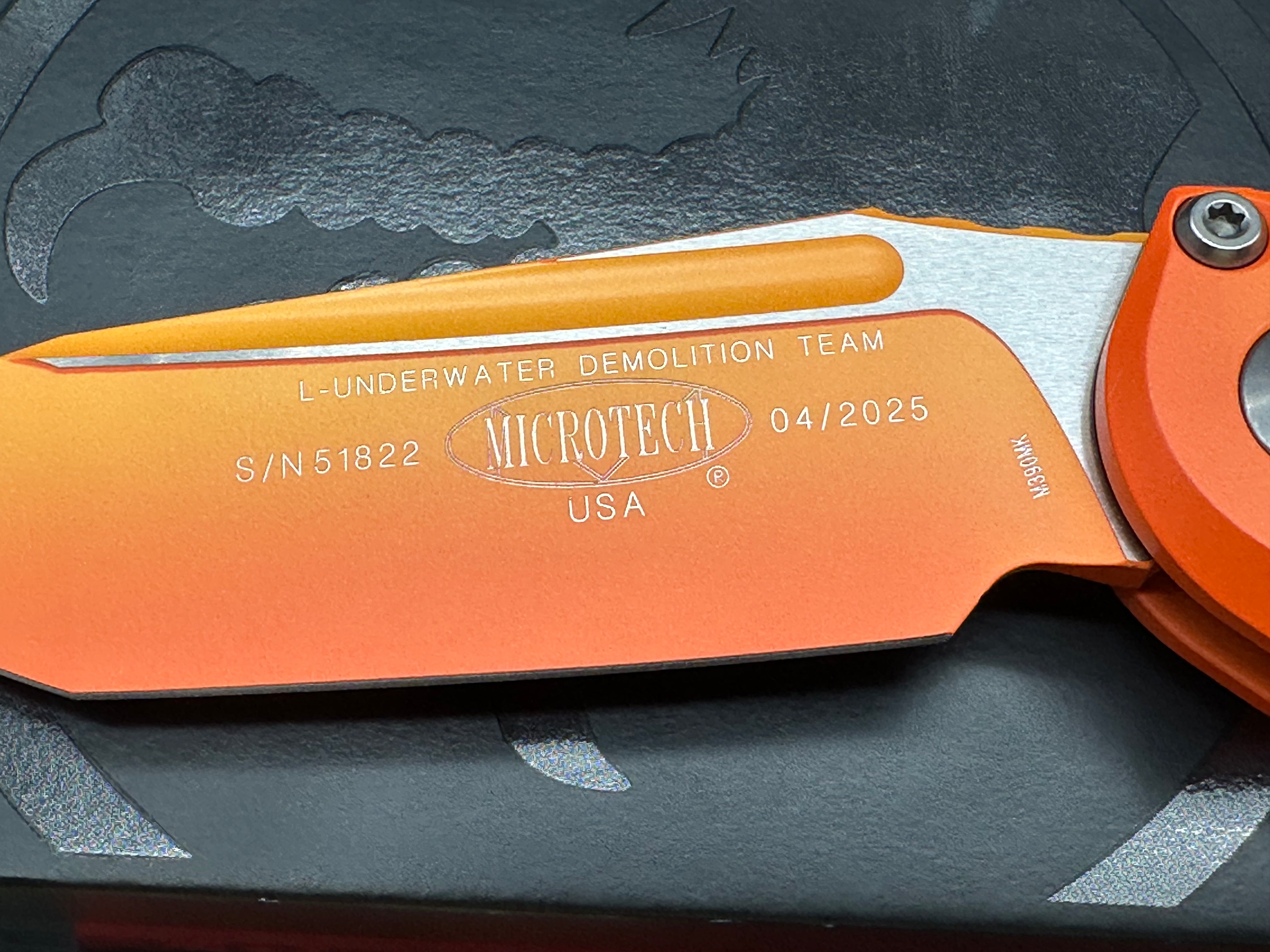 Microtech LUDT Gen III Signature Series - Sunrise Cerakote Handle & Cerakote Blade