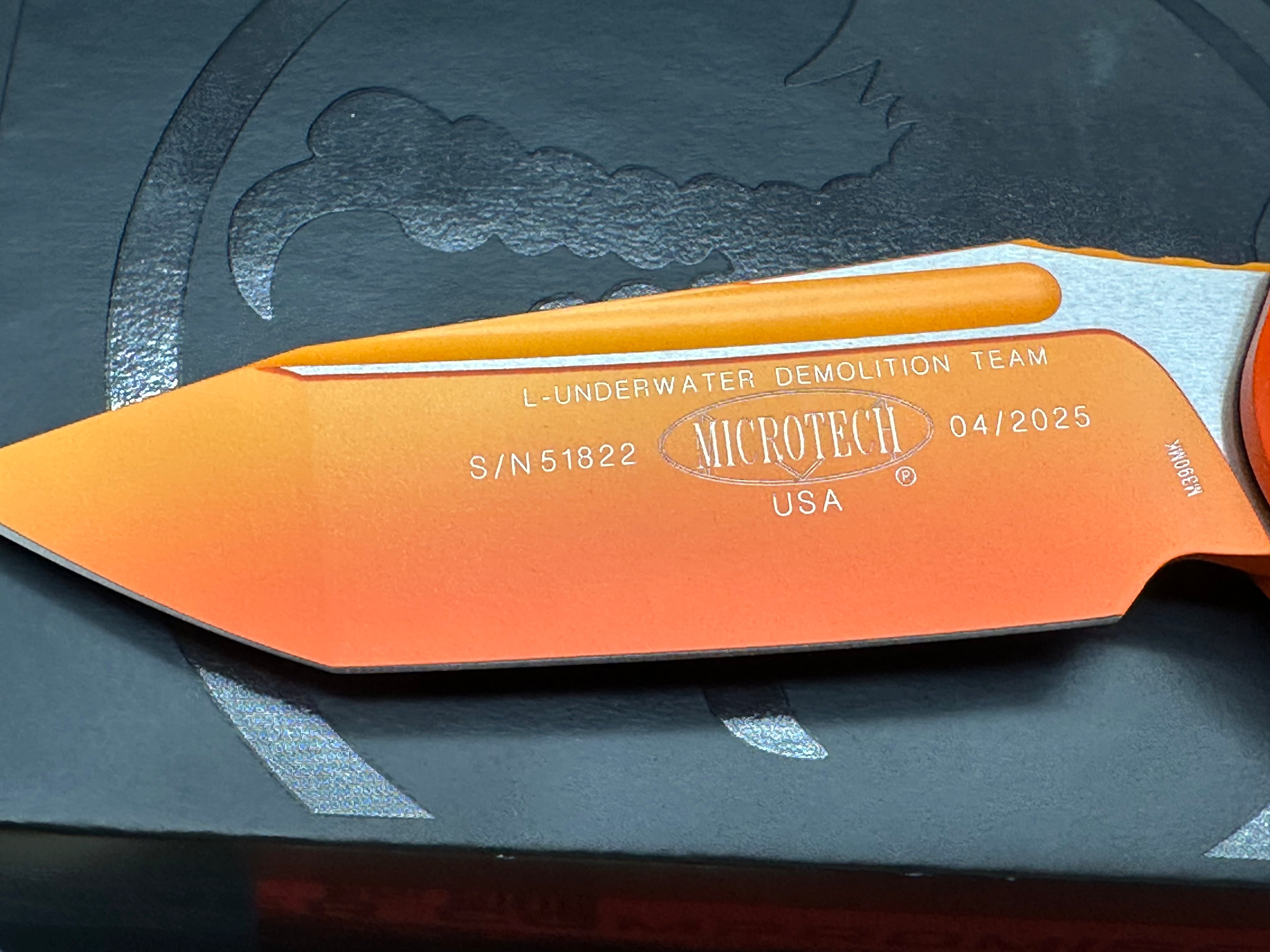 Microtech LUDT Gen III Signature Series - Sunrise Cerakote Handle & Cerakote Blade