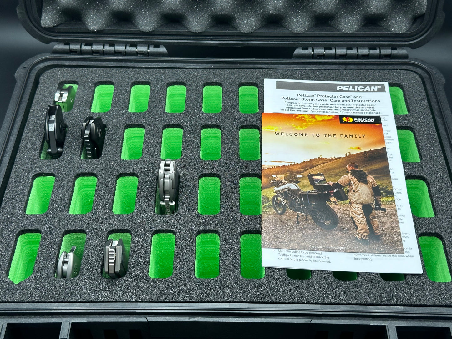 Pelican 1450 Protector Case With Nalpak Green Foam