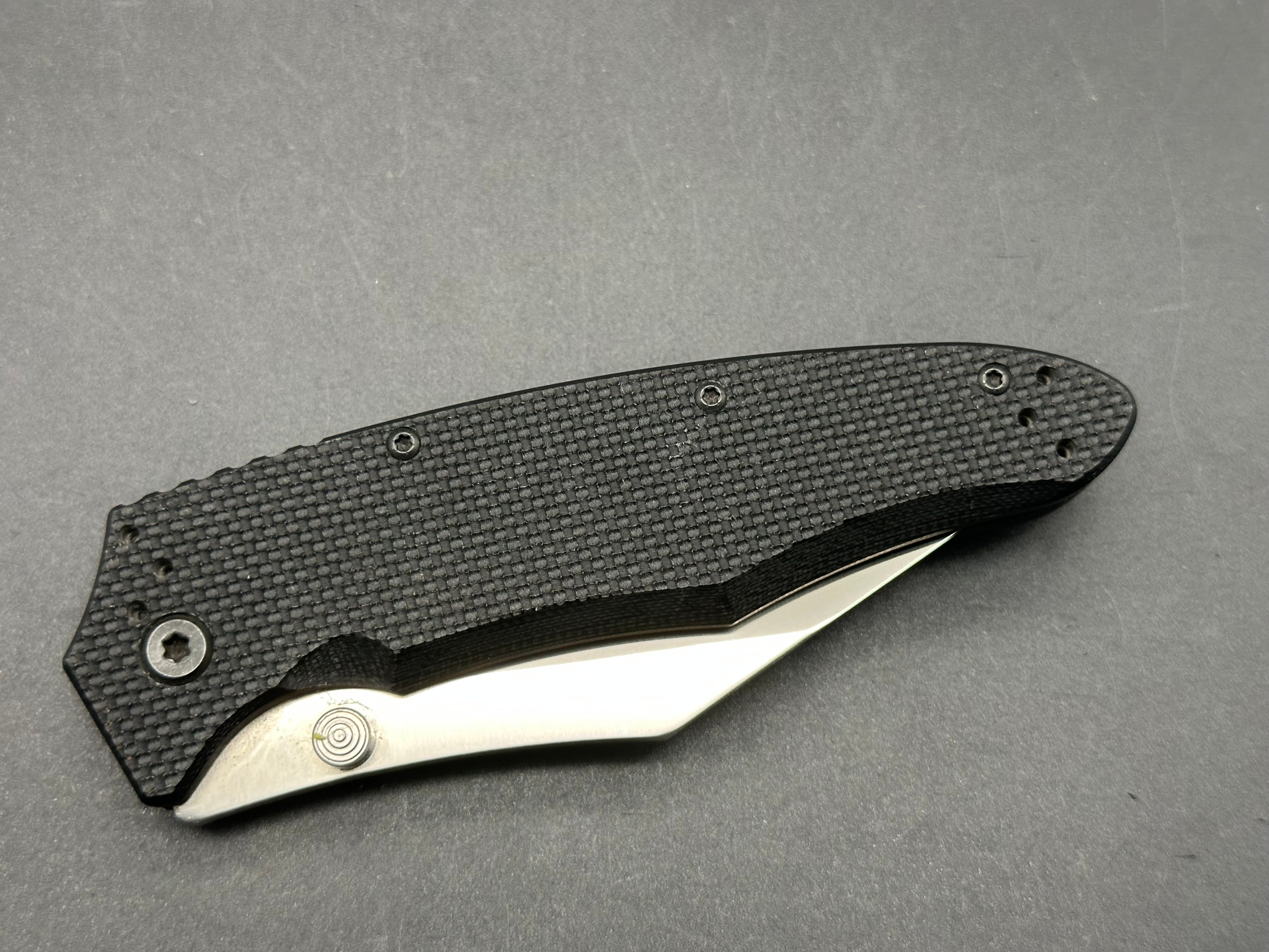 Blackhawk Be-Wharned black G10 handle and AUS8A blade