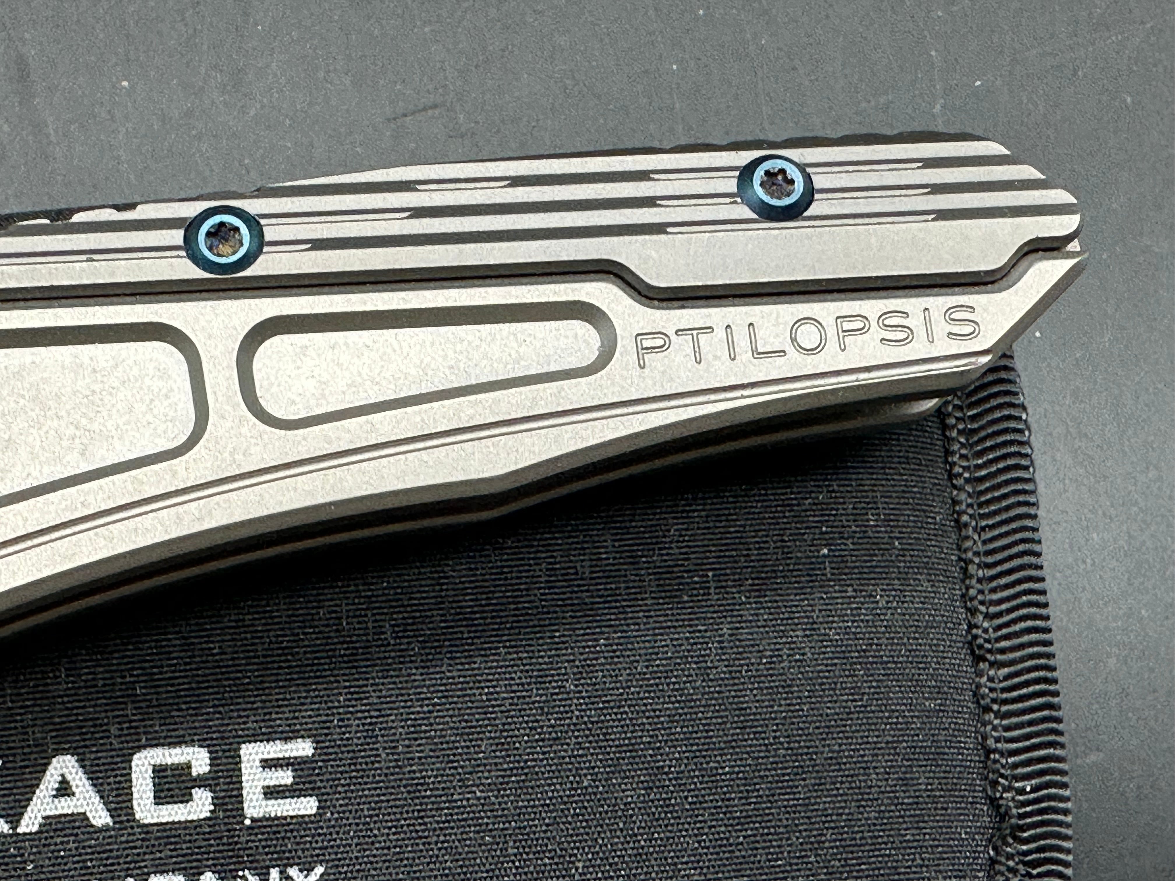 Maxace Ptilopsis titanium/m390