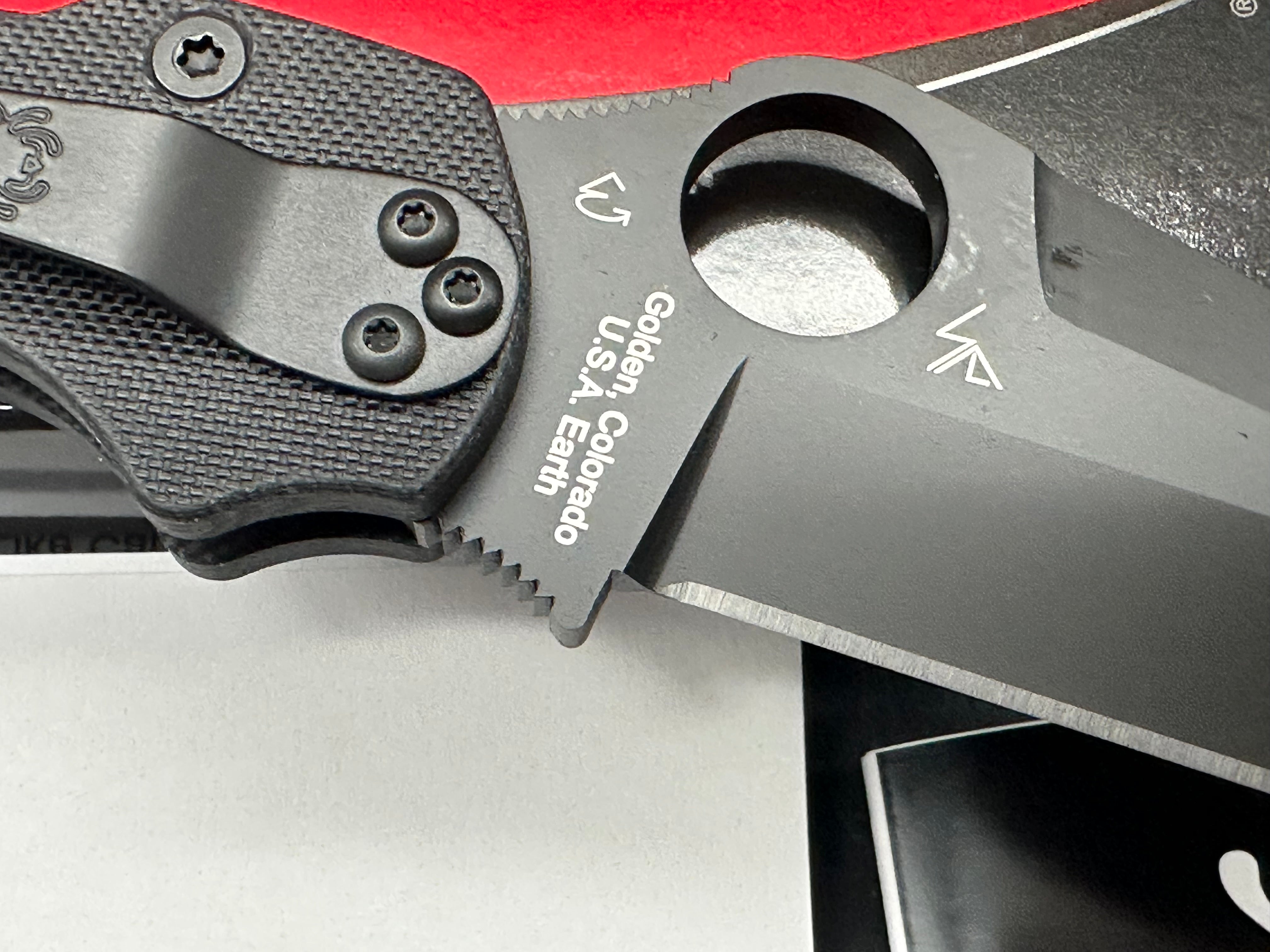 Spyderco Paramilitary 2 Tanto Compression Lock Knife Black G-10 (3.4" Black M4)