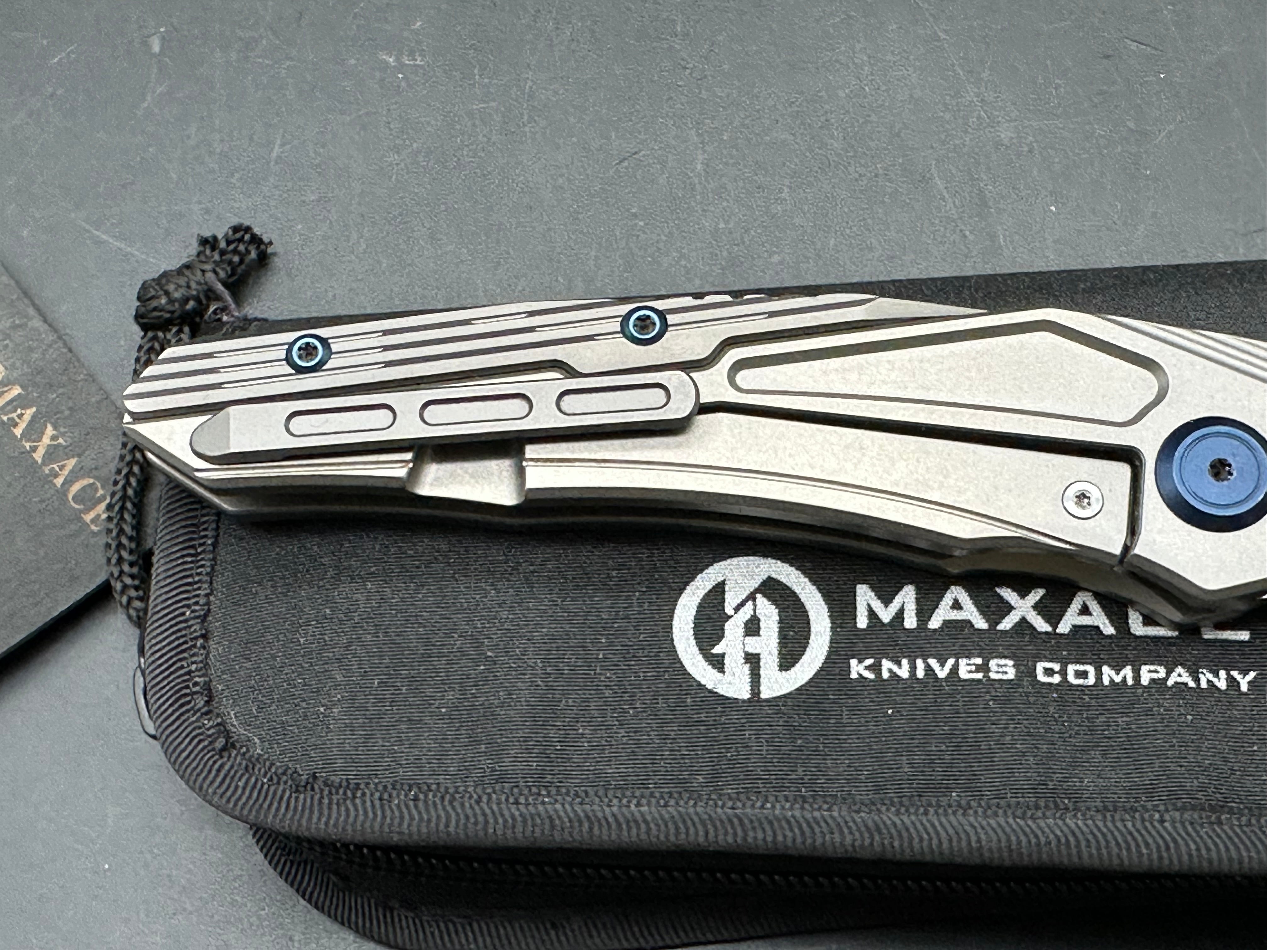 Maxace Ptilopsis titanium/m390