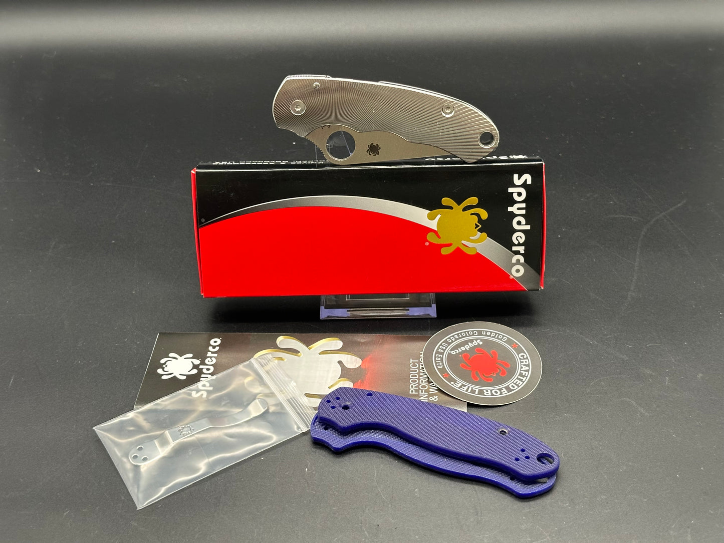 Spyderco Para 3 Compression Lock Knife (3" Satin S110V)