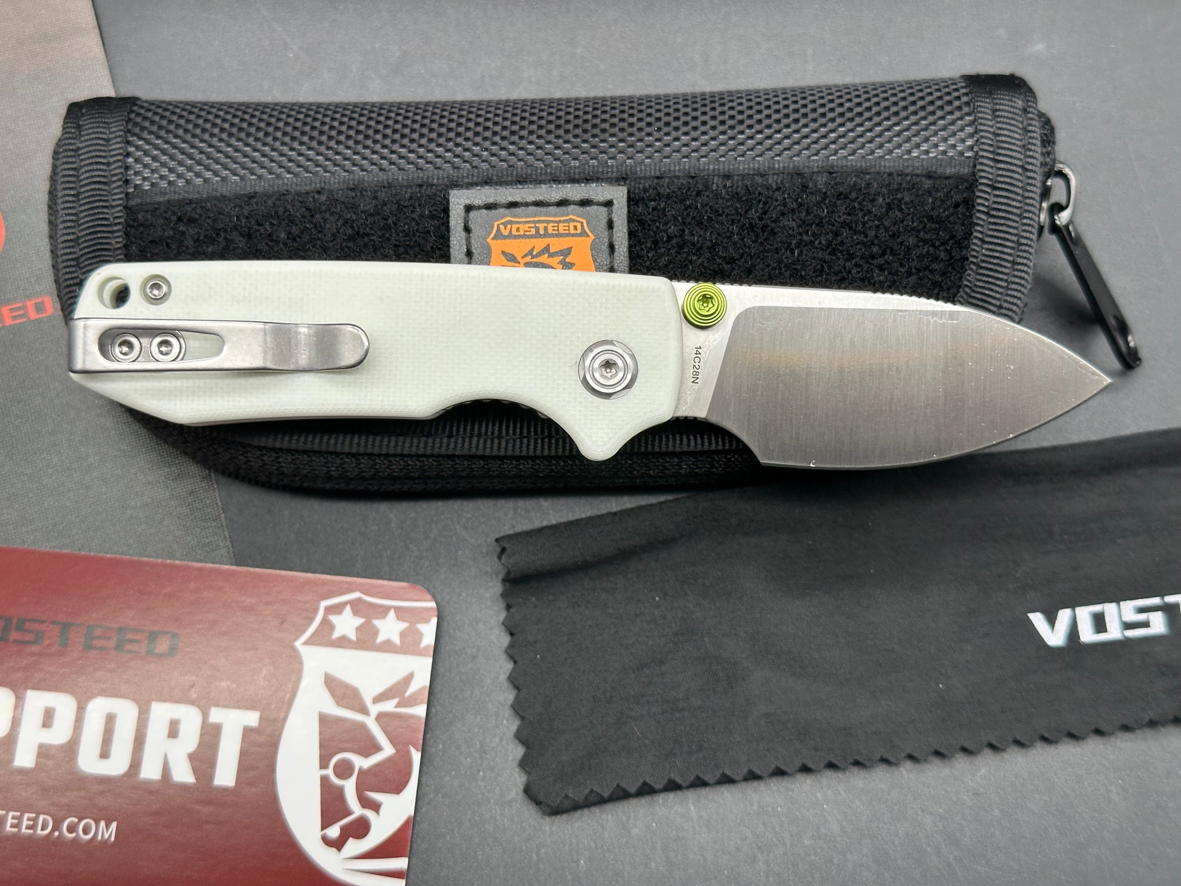 Raccoon Cub - Liner Lock Knife (2.34" 14C28N Blade & G10 Handle)