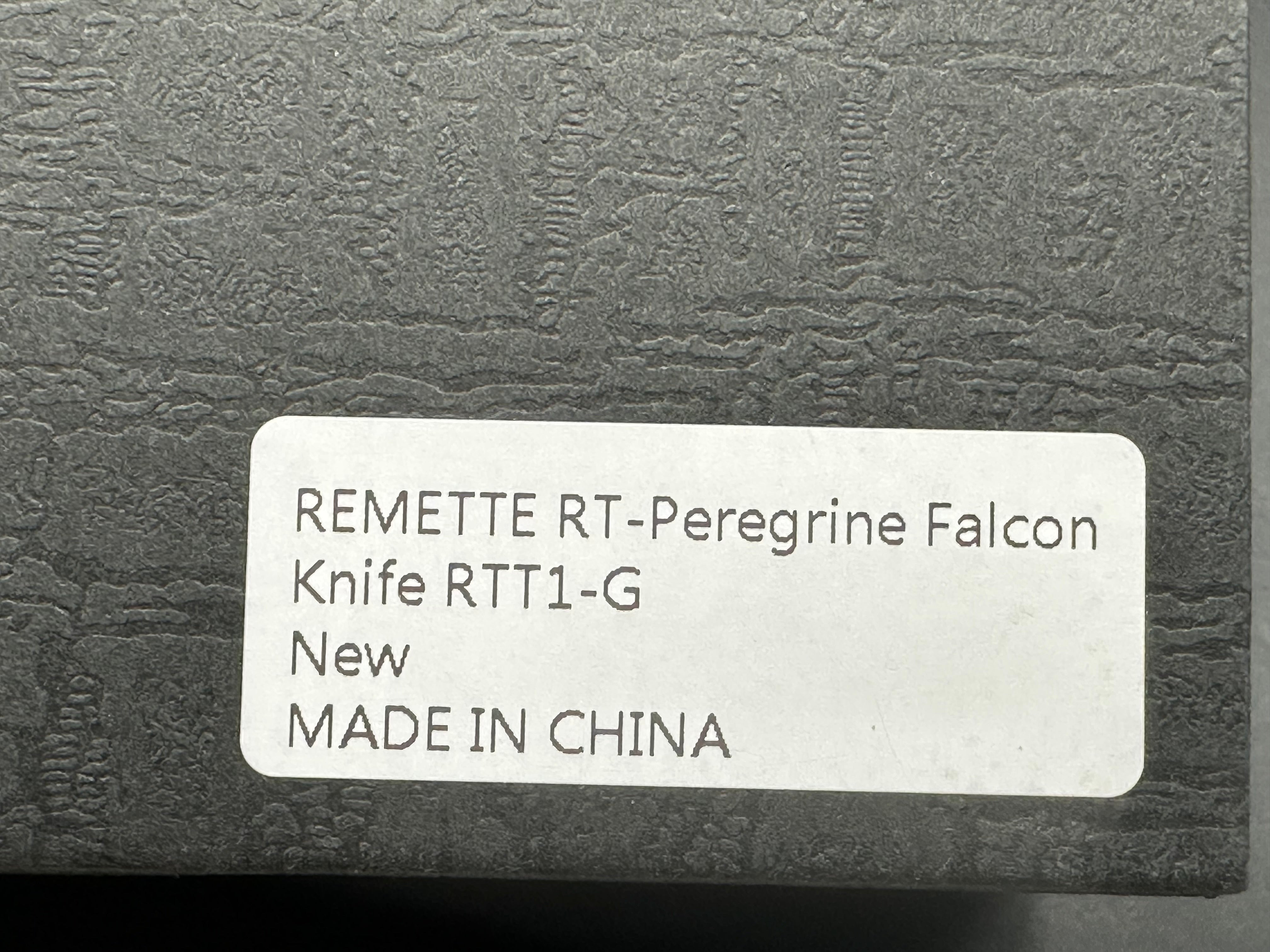 REMETTE RT-Peregrine Falcon Titanium M390 Knife Innovative Button Lock