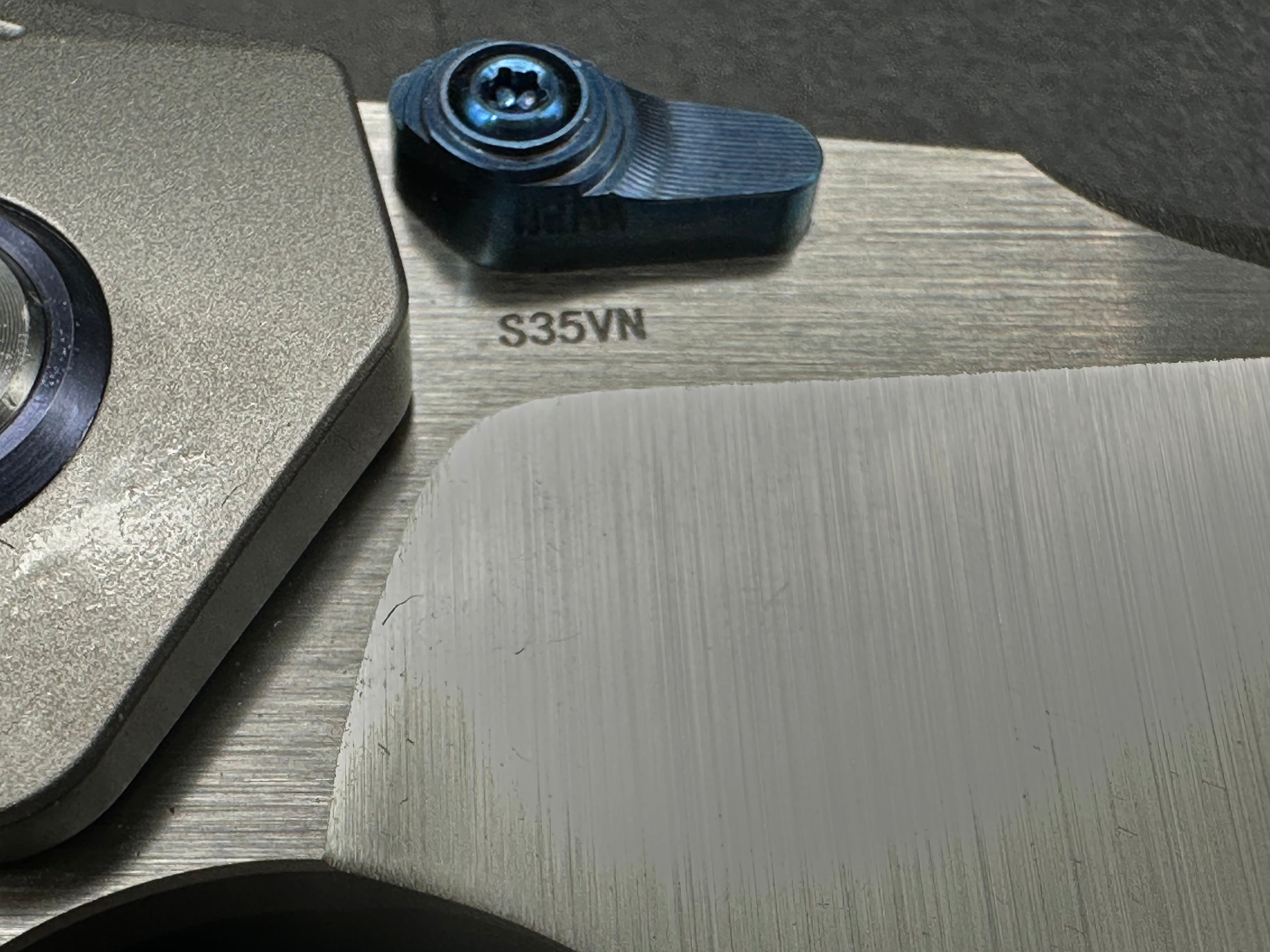 REMETTE RT-Kestrel Knife Titanium Handle S35VN Blade