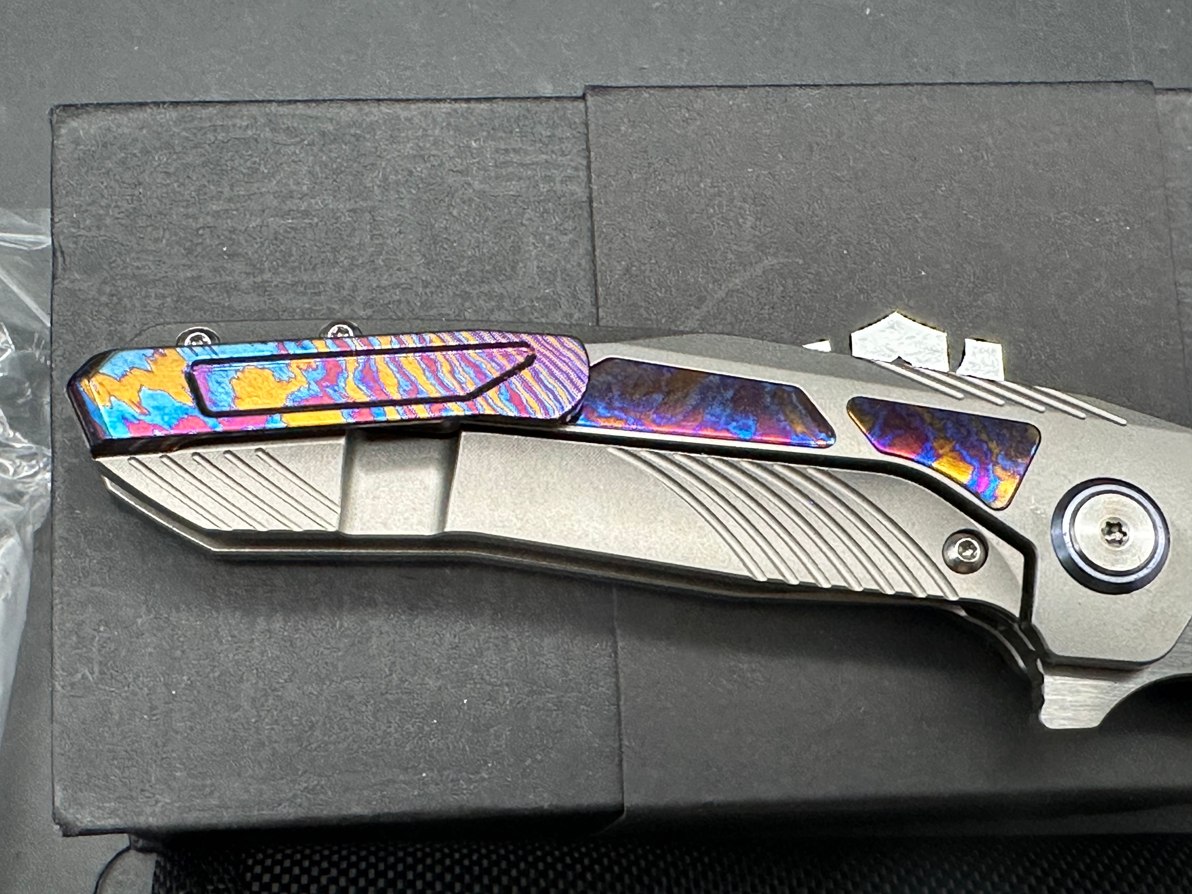 REMETTE RT-Kestrel Knife Titanium Handle S35VN Blade