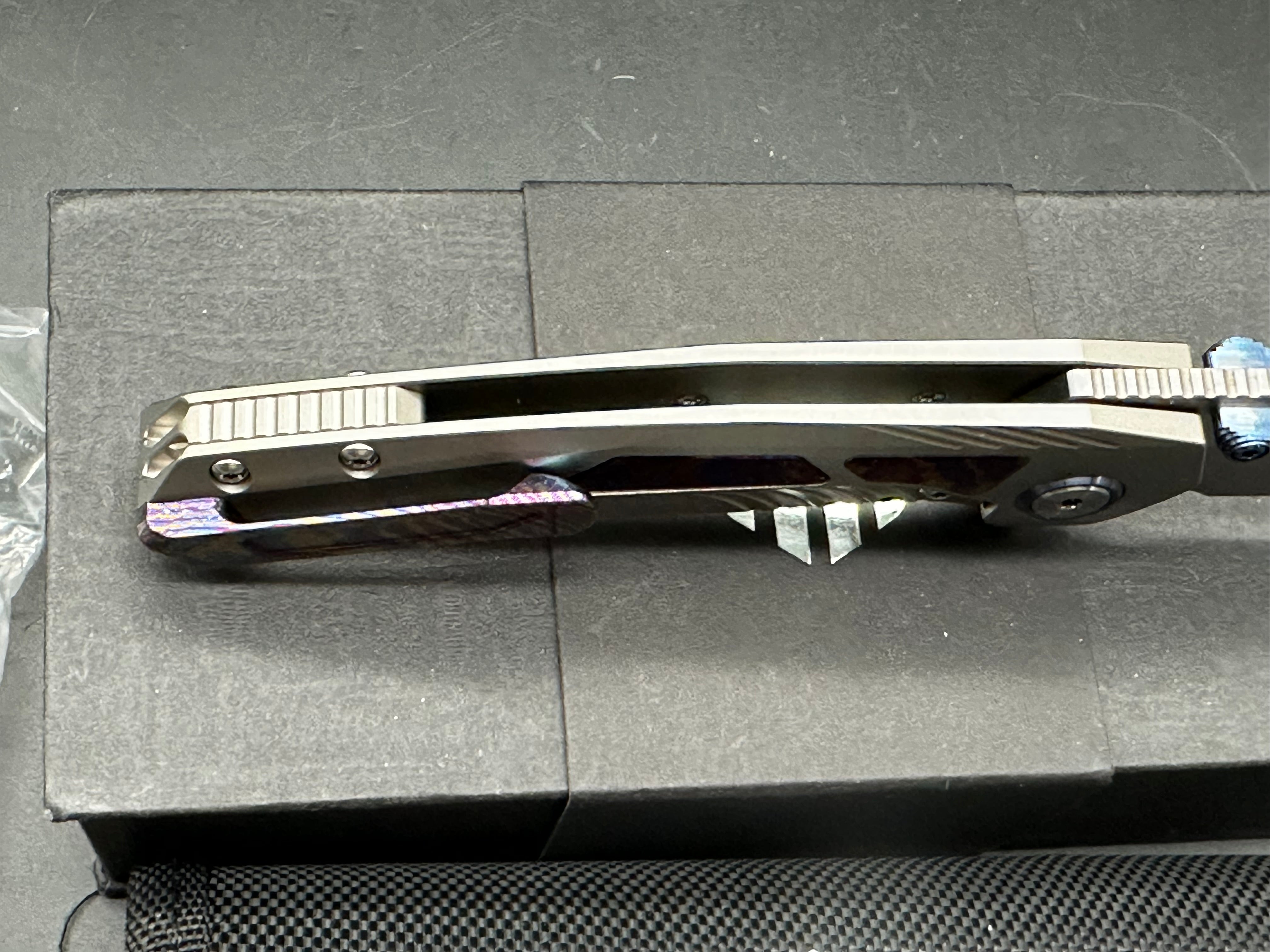 REMETTE RT-Kestrel Knife Titanium Handle S35VN Blade