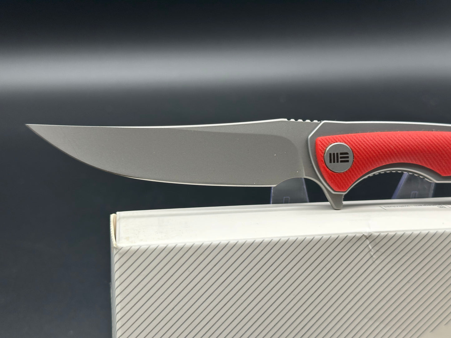 WE Knife Co. 704XR Liner Lock Knife Red G-10 (3.5" Satin)