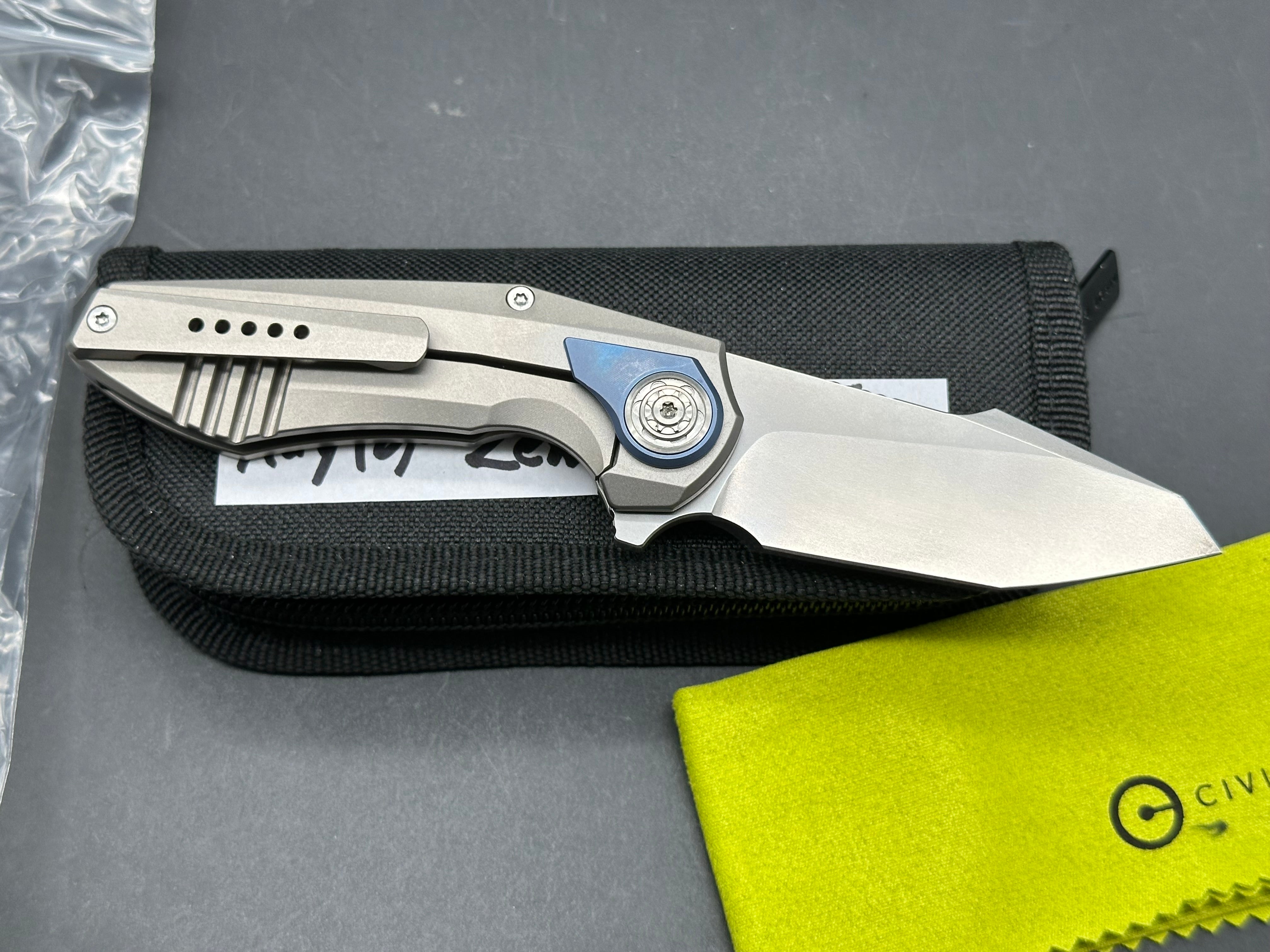 Raytop Znife titanium handle w/S35VN blade