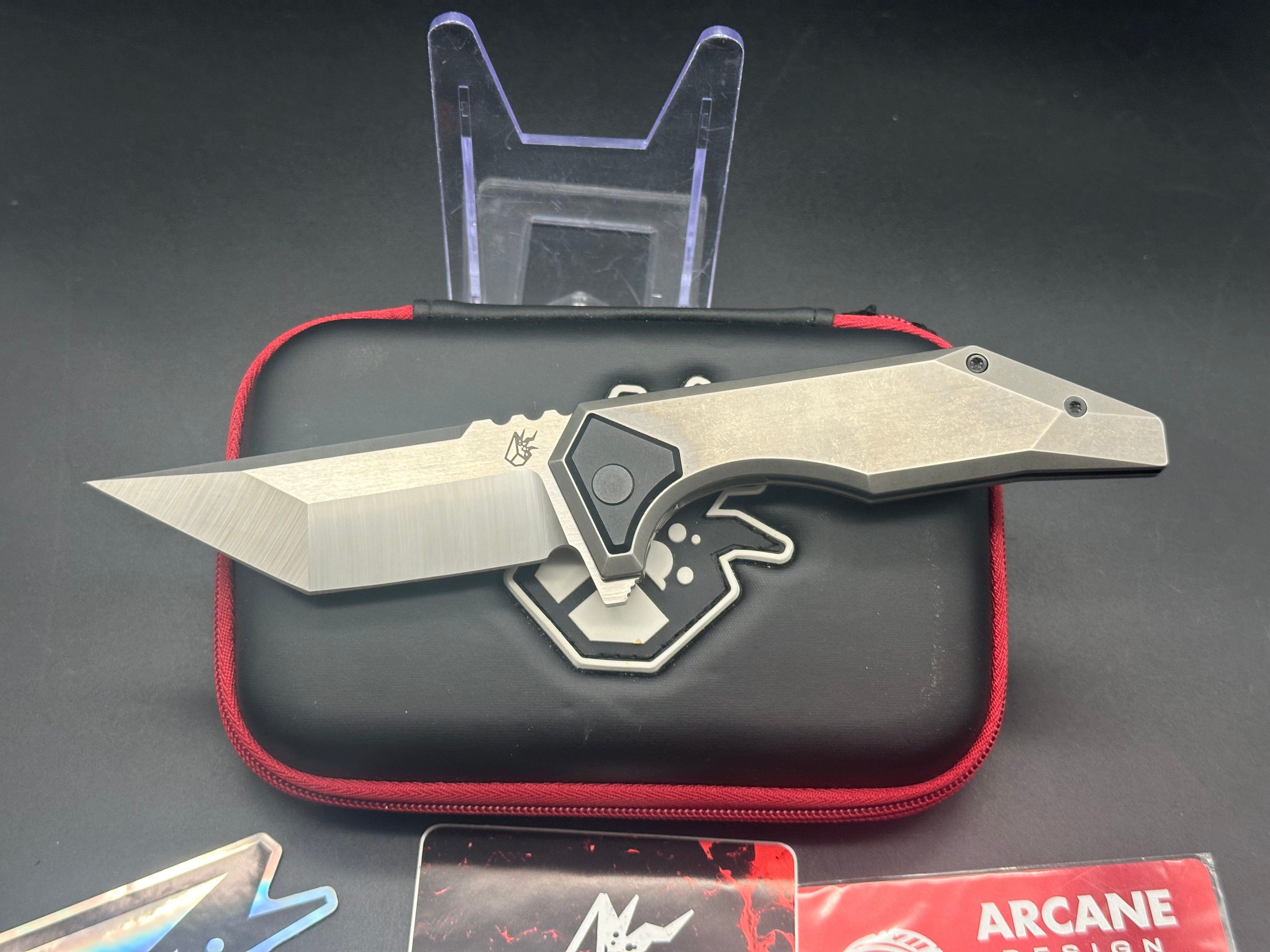 Arcane Necronaut titanium handle w/M390 blade