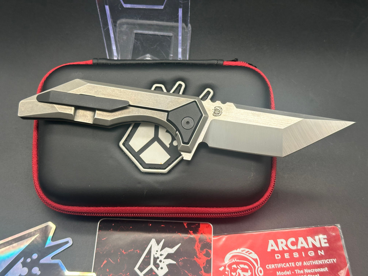 Arcane Necronaut titanium handle w/M390 blade