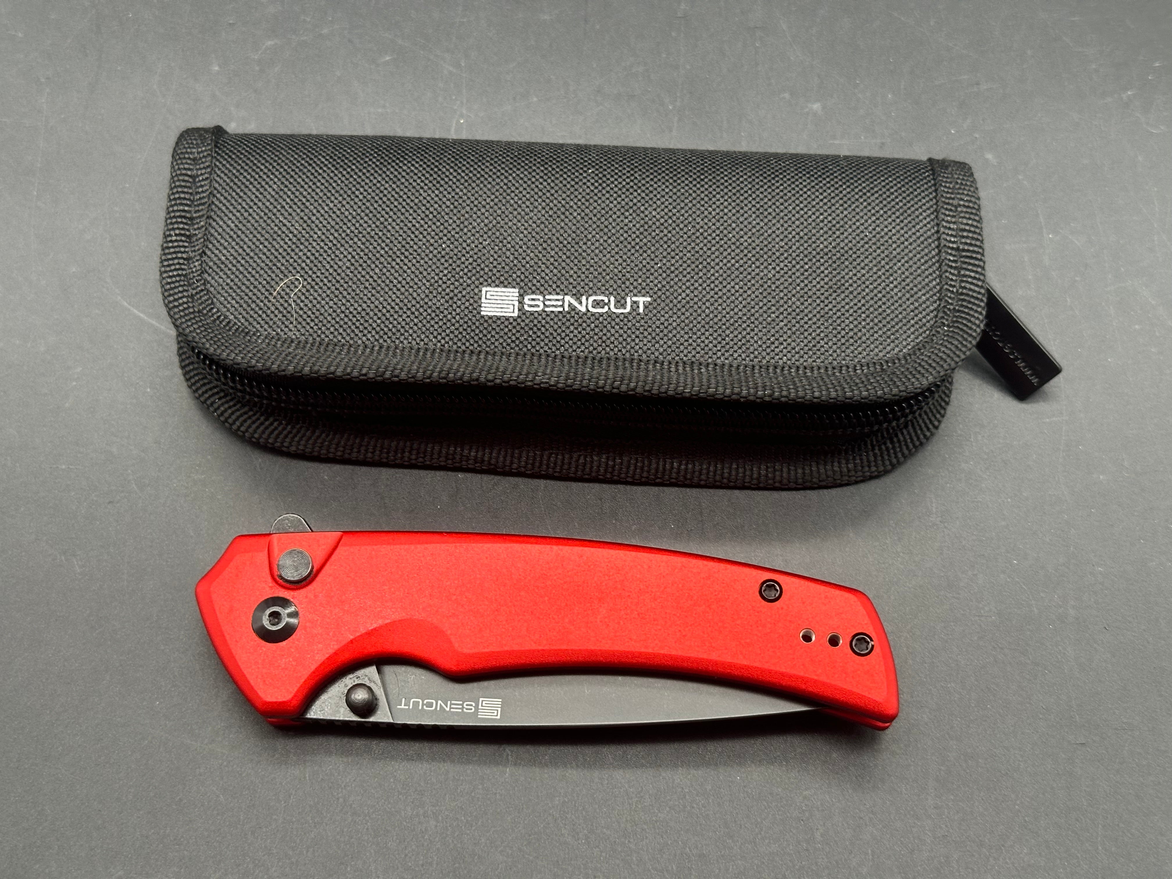 Sencut Serene Red Aluminum handle