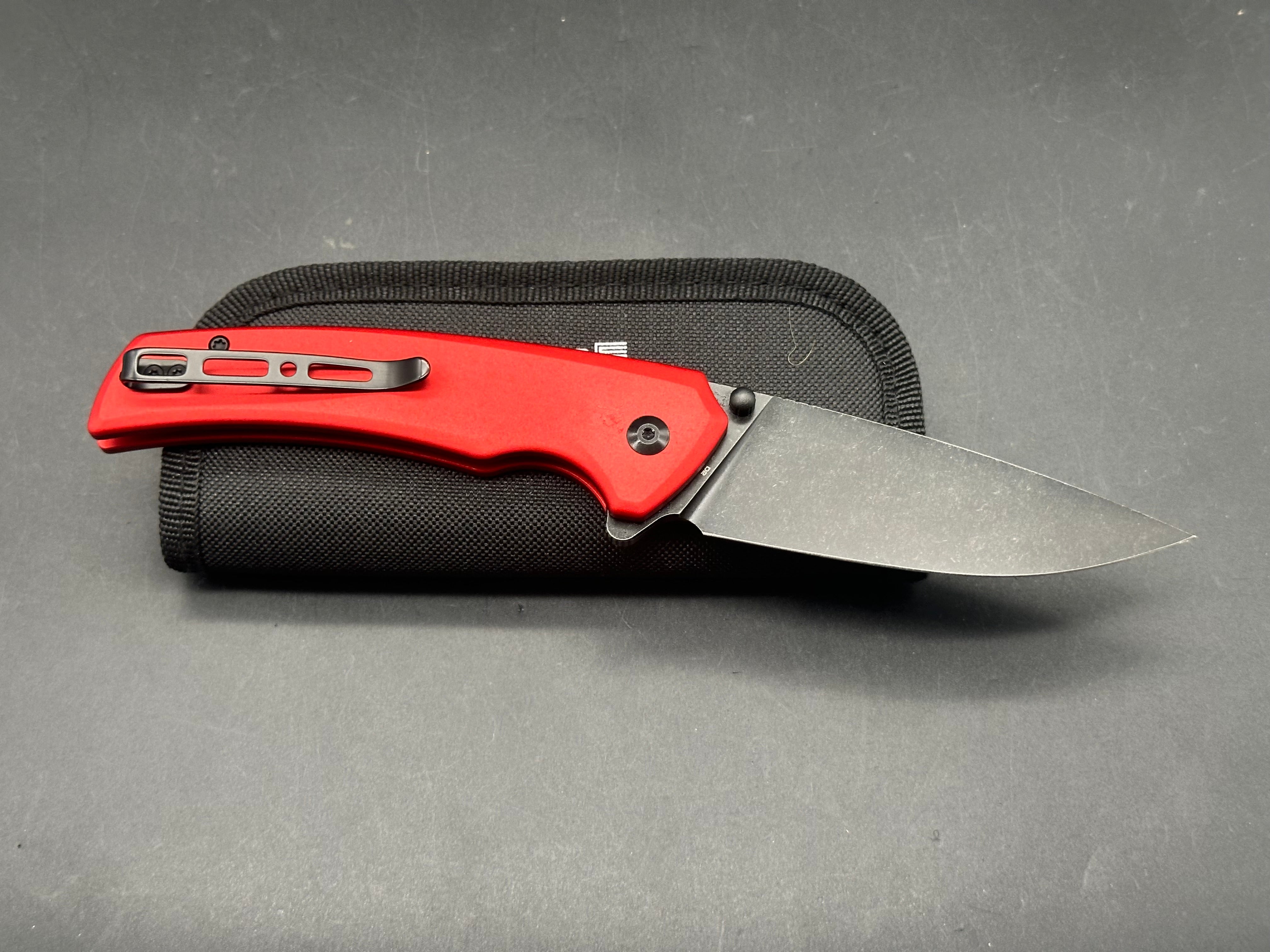 Sencut Serene Red Aluminum handle
