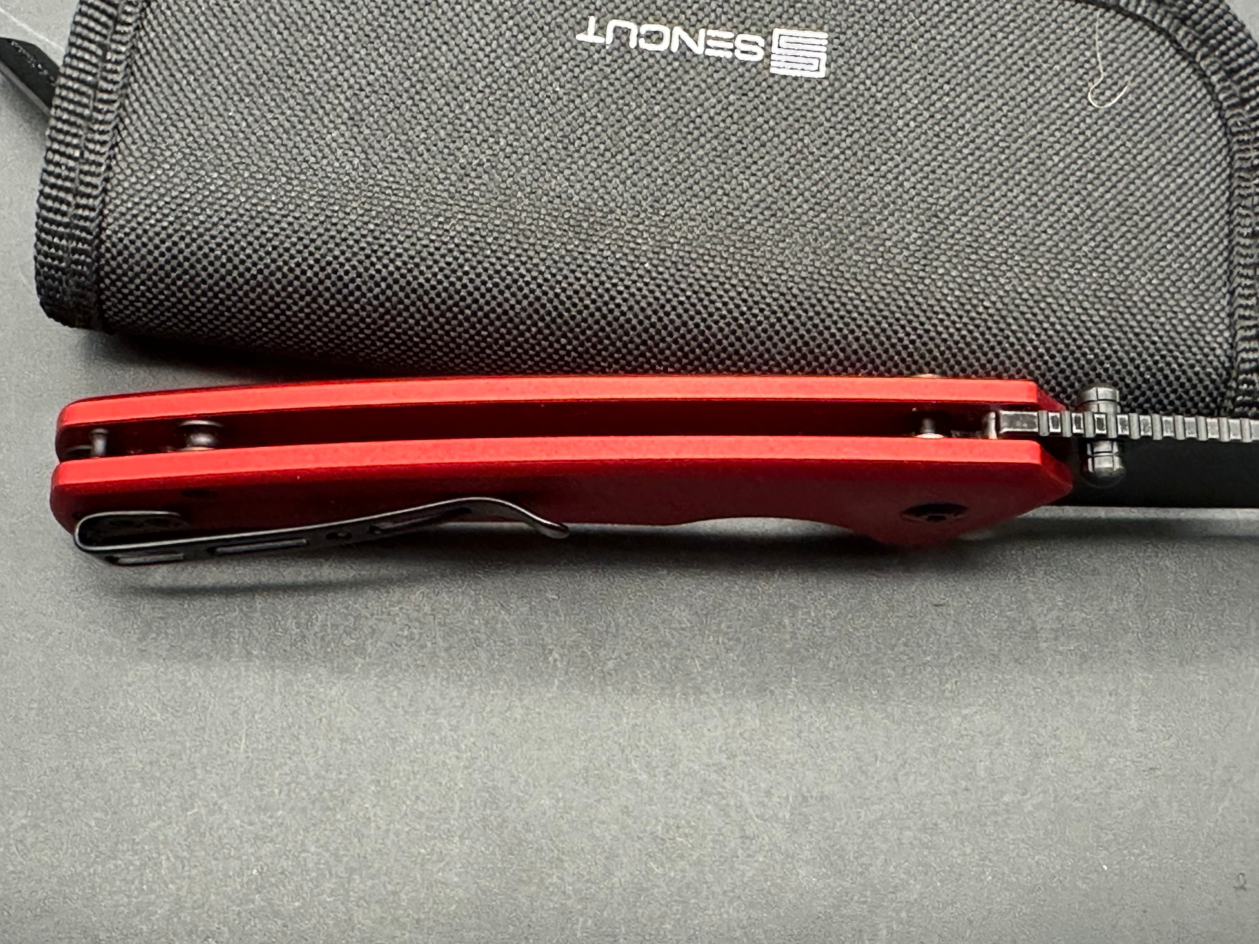 Sencut Serene Red Aluminum handle