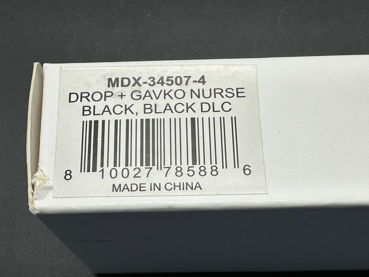 Drop Gavko Nurse black titanium