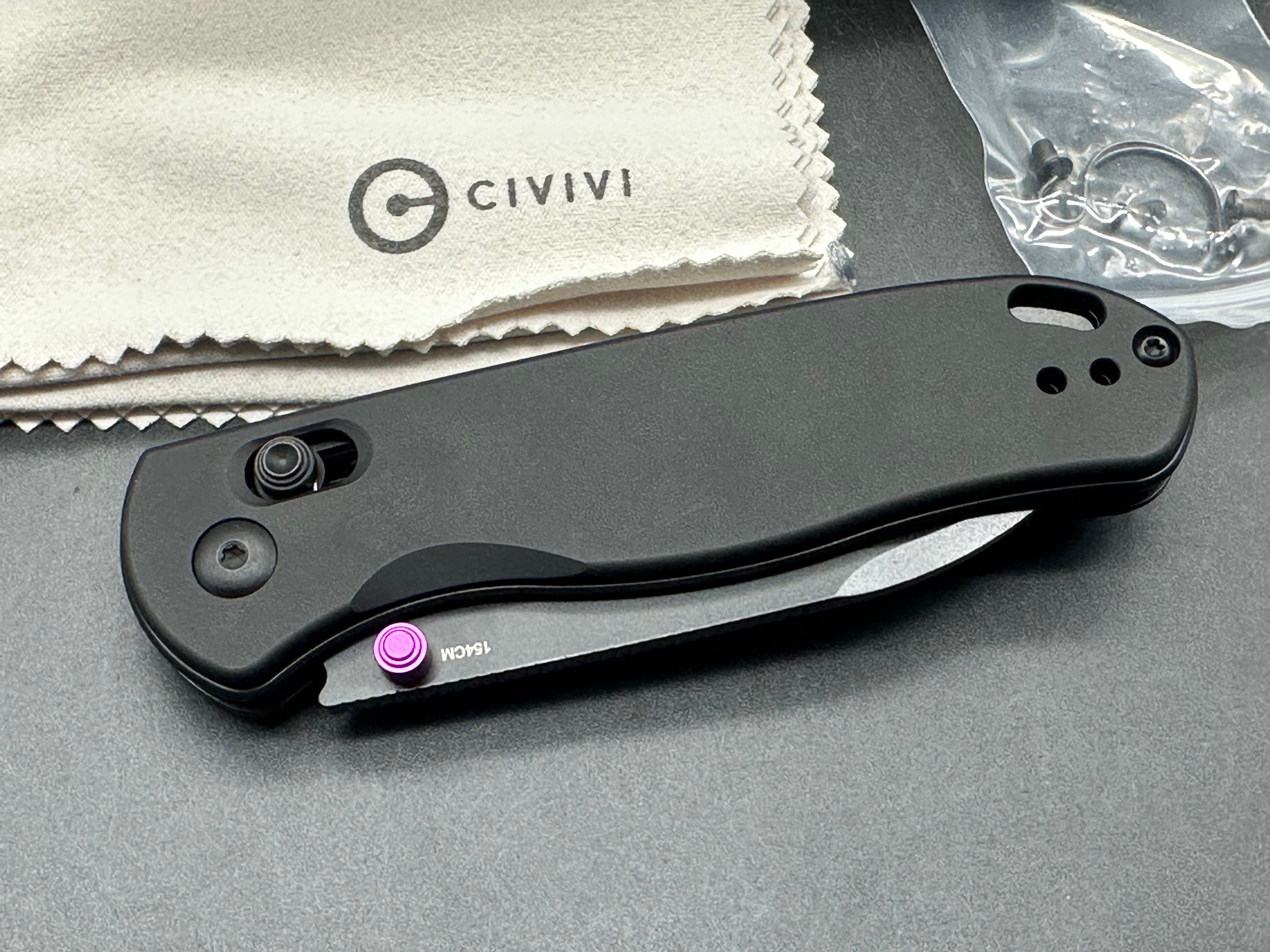 Kizer Drop Bear black aluminum