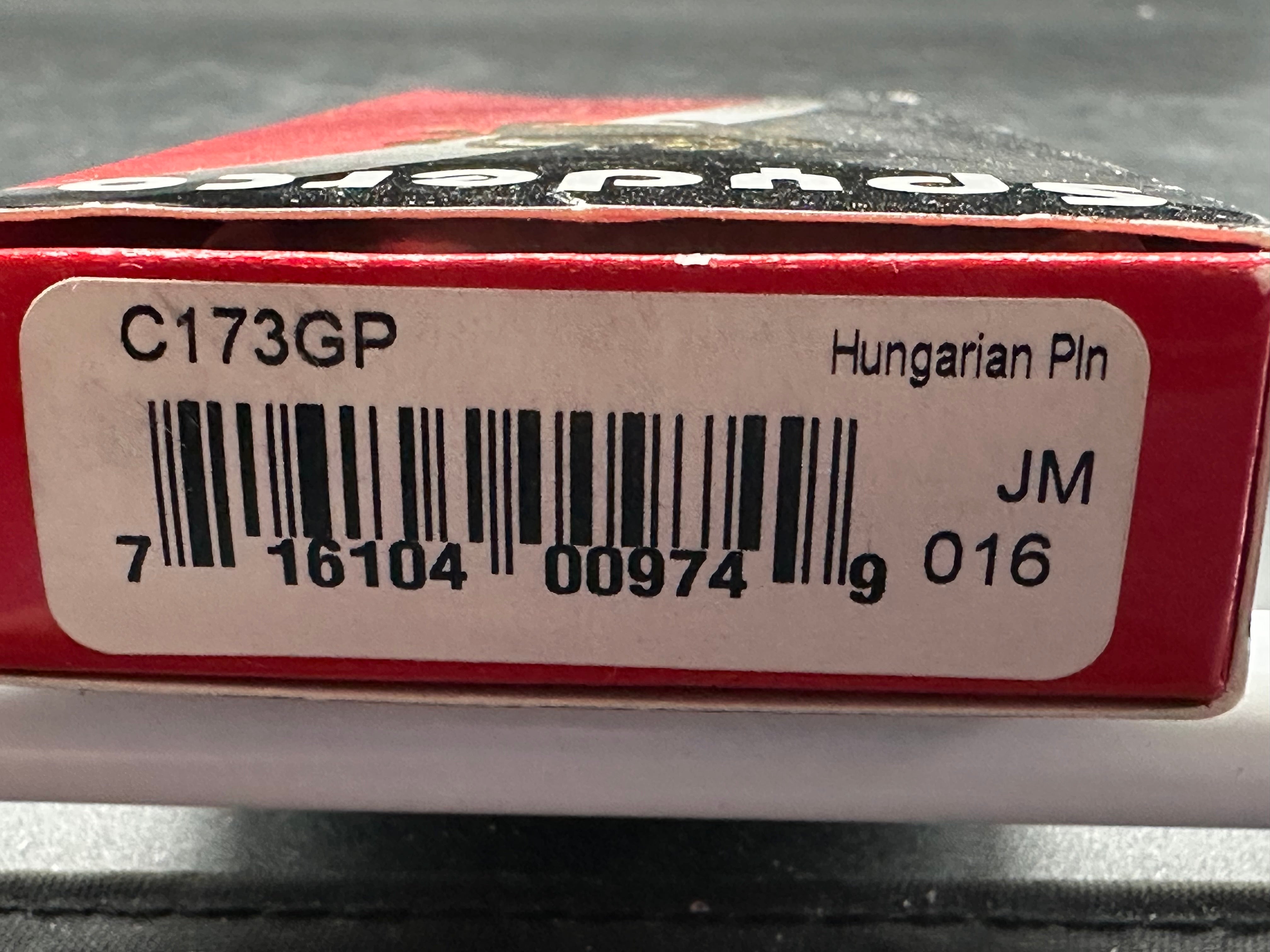 Spyderco Hungarian #16 Folding Knife 3.63" CTS XHP Blade, Polished G10 Handles, Liner Lock