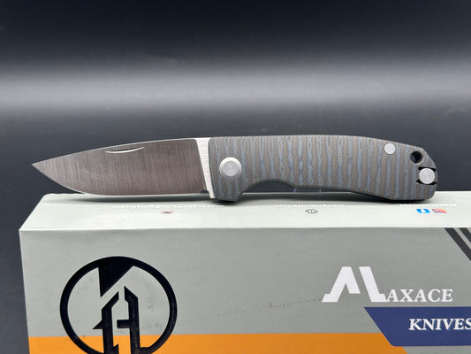 Maxace & PMP Knives Harmony Slip Joint Knife Flamed Titanium (3" Satin)