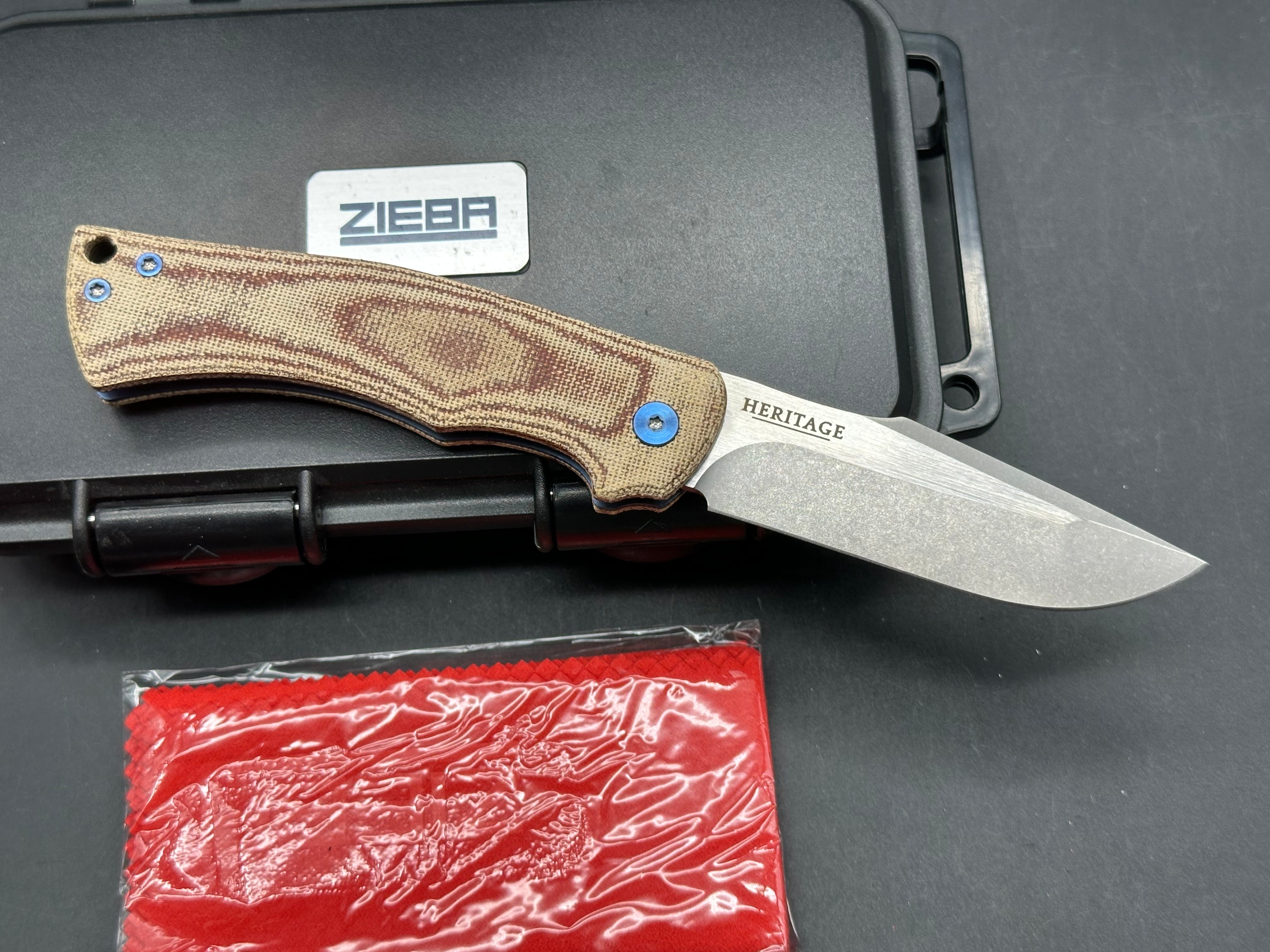 Zieba Heritage Slipjoint - Natural Micarta