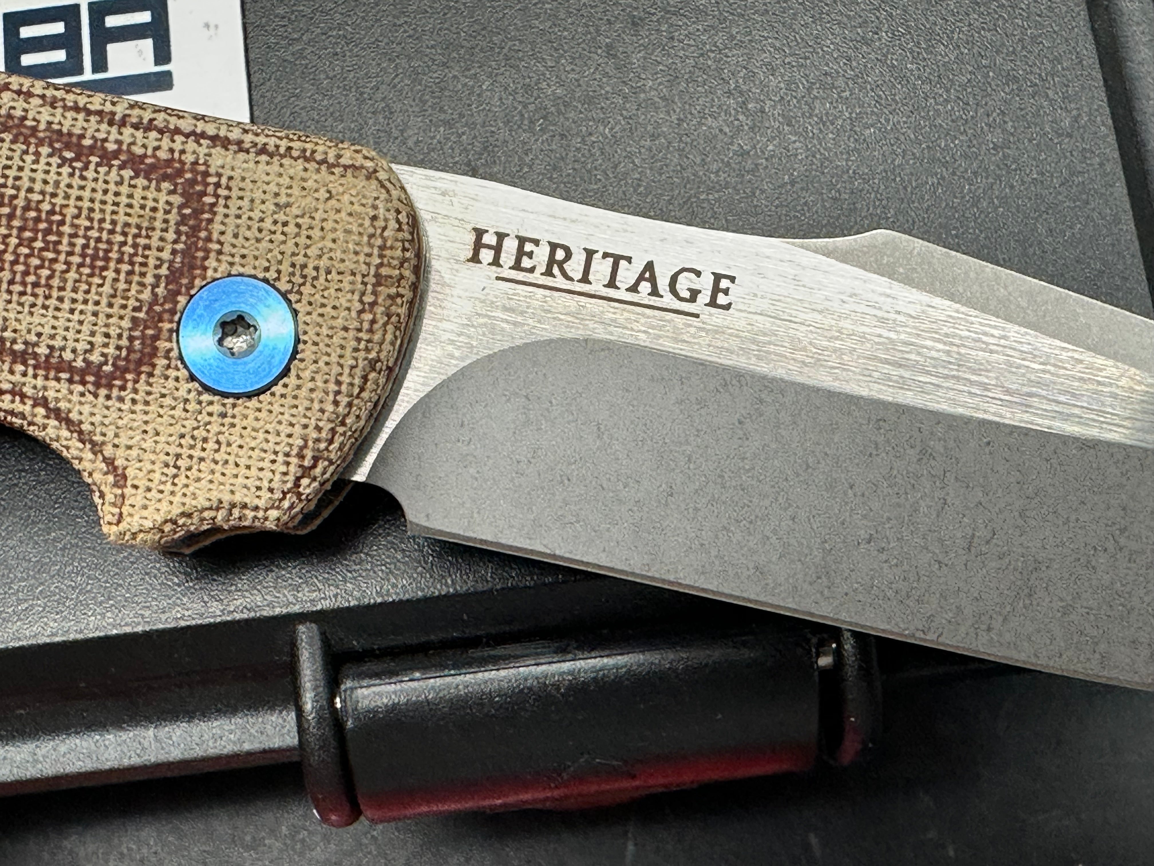 Zieba Heritage Slipjoint - Natural Micarta