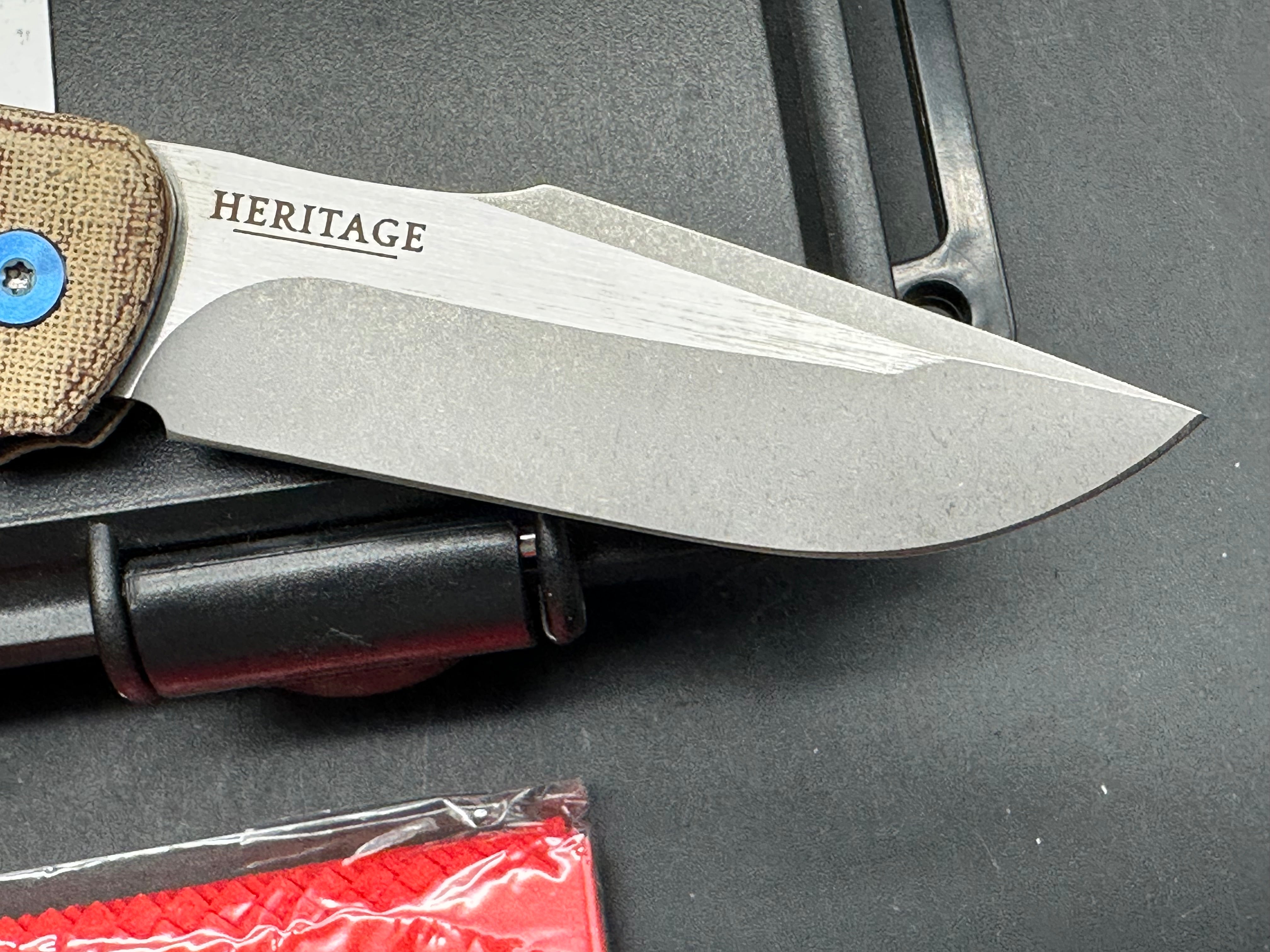 Zieba Heritage Slipjoint - Natural Micarta