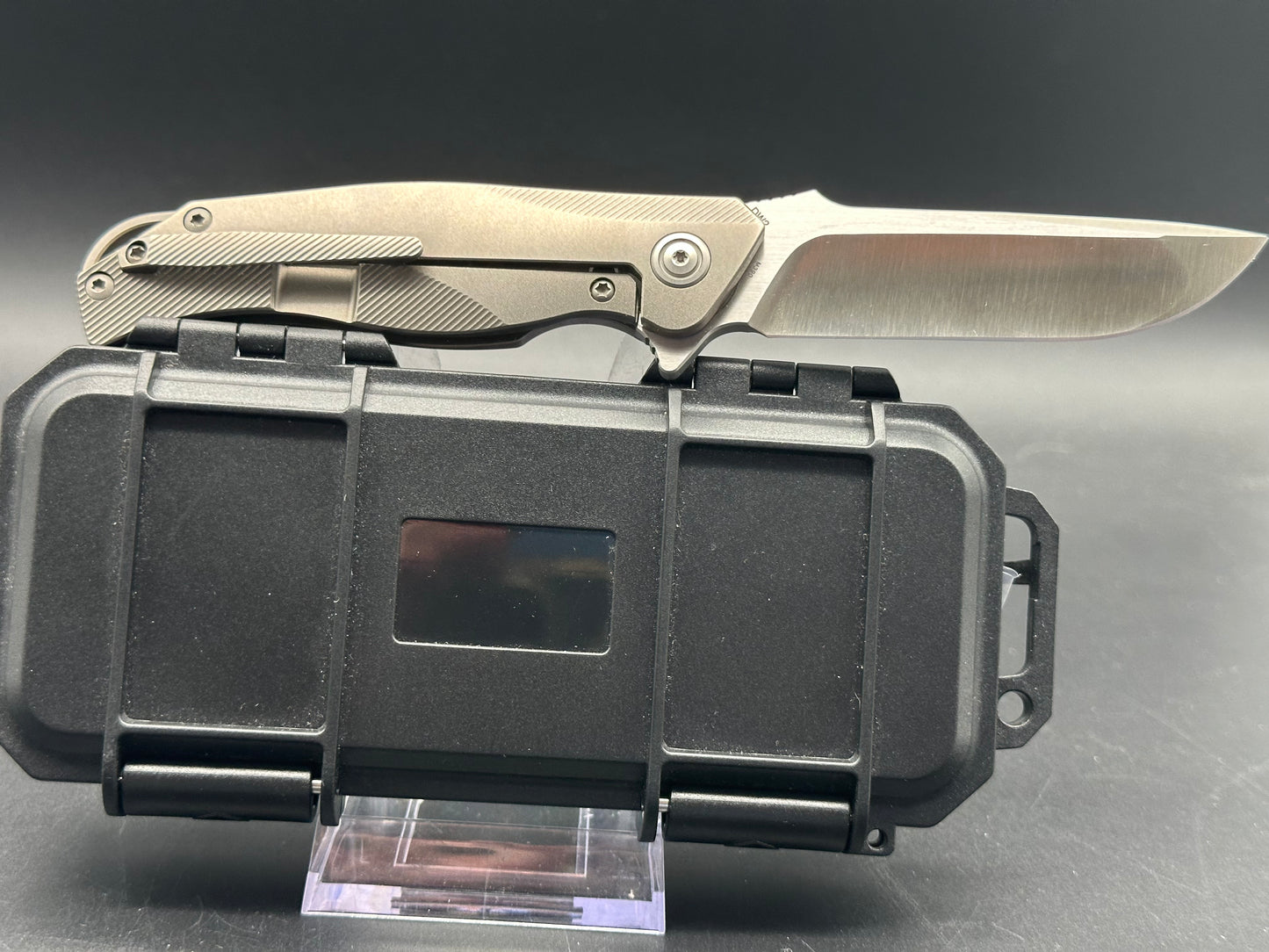 Tuya Knife Envy 2 Frame Lock Knife Titanium (3.25" Satin)