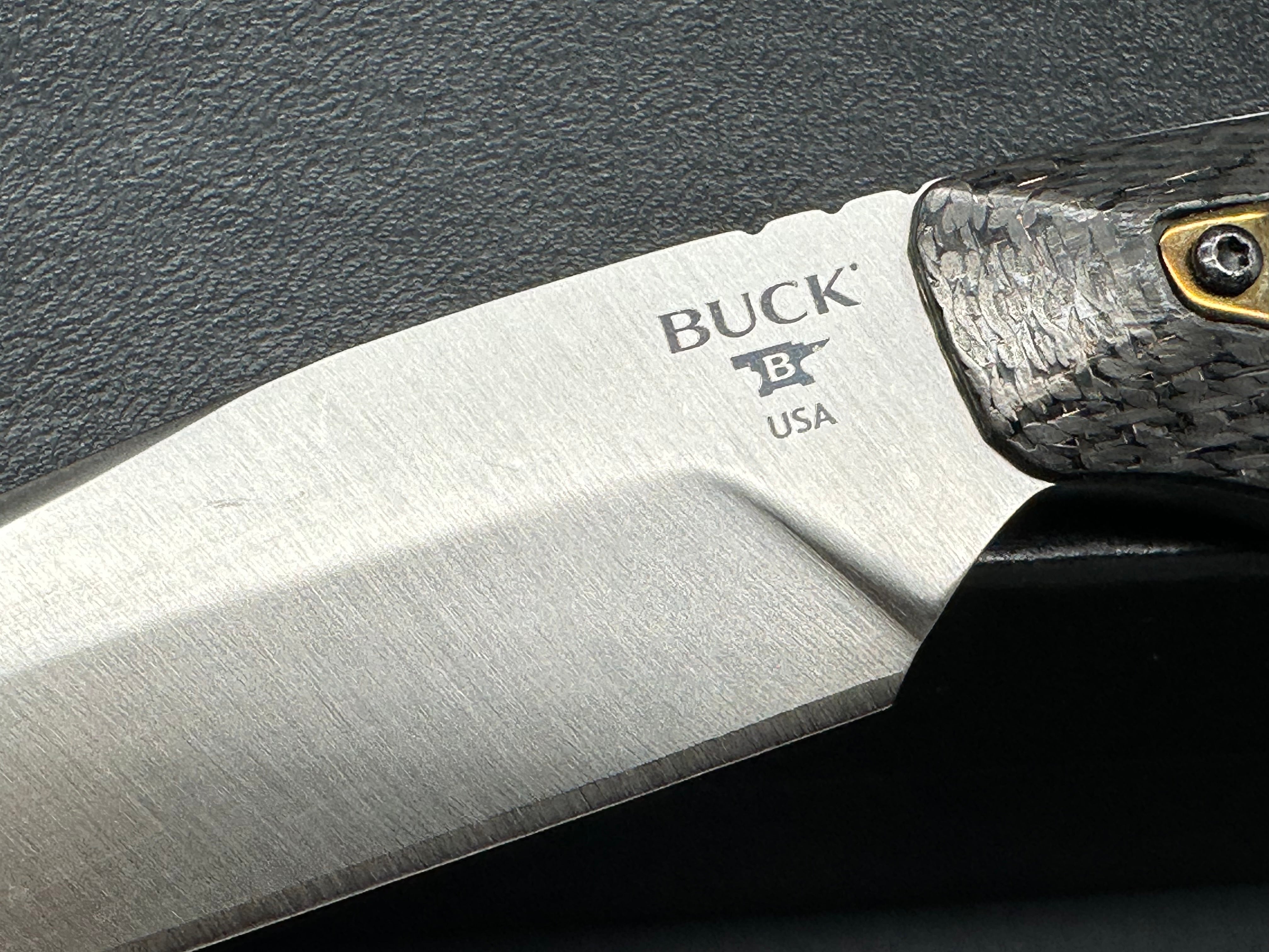 Buck Verge Limited Edition Fixed Blade Knife CF/Ironwood (3.75" Satin)