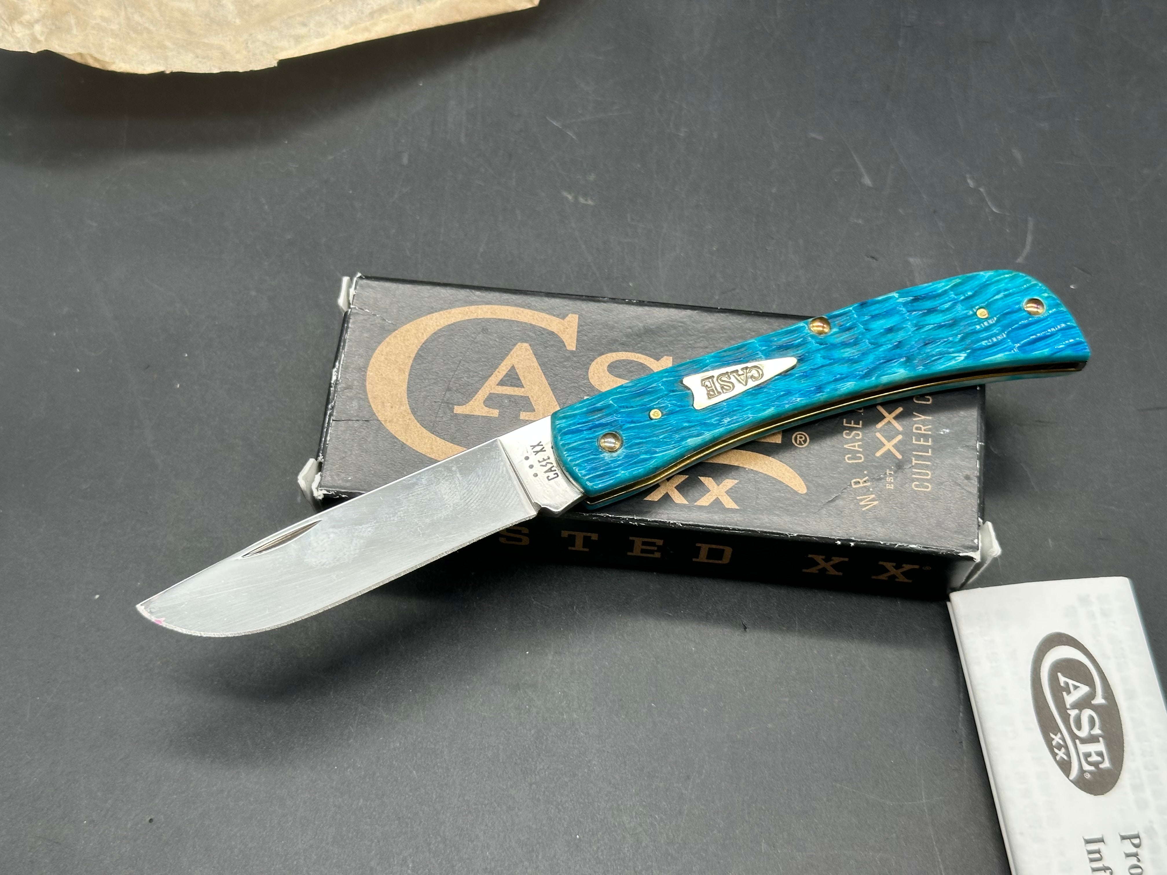 CASE SODBUSTER JR SKY BLUE BONE