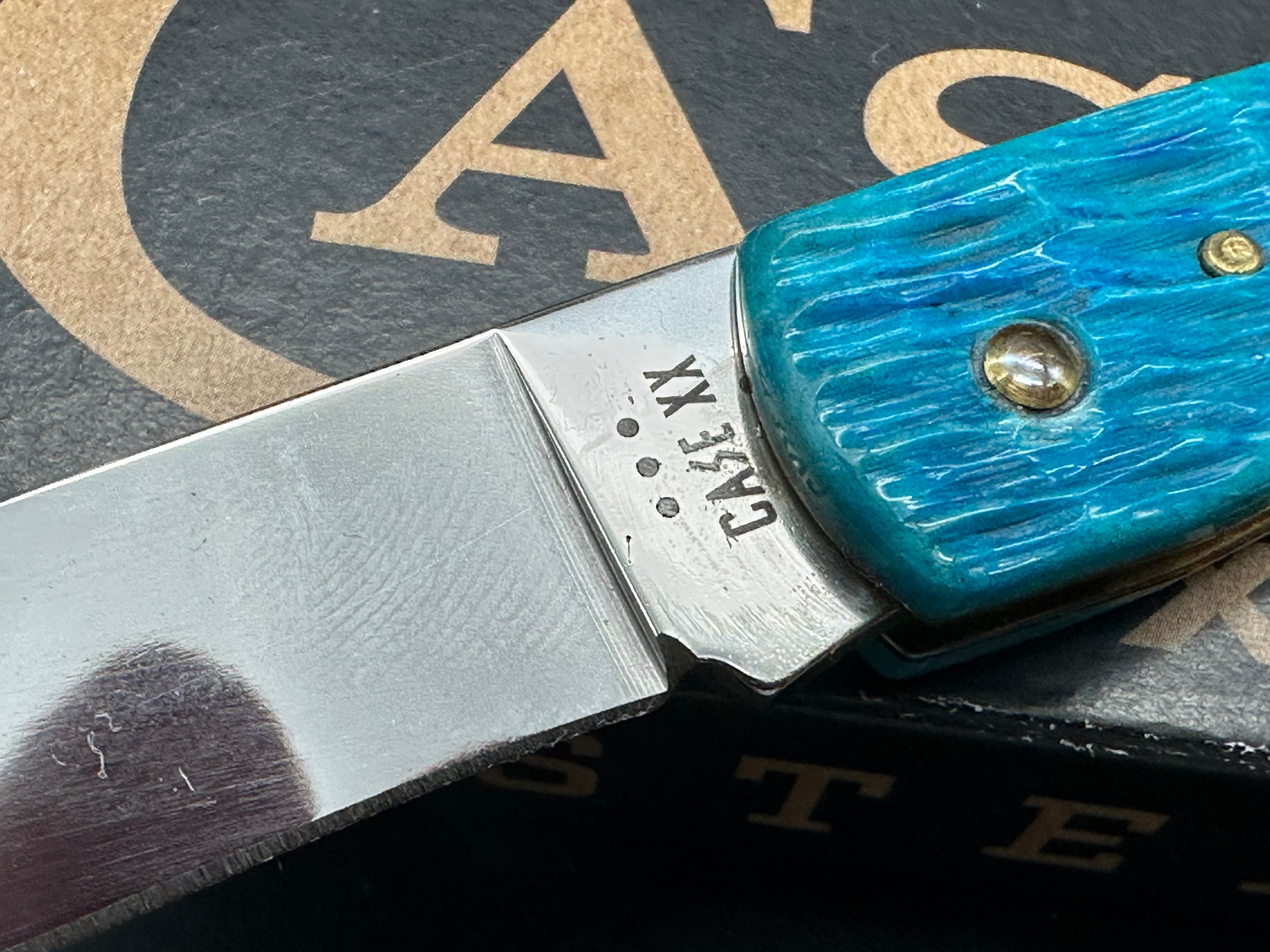CASE SODBUSTER JR SKY BLUE BONE