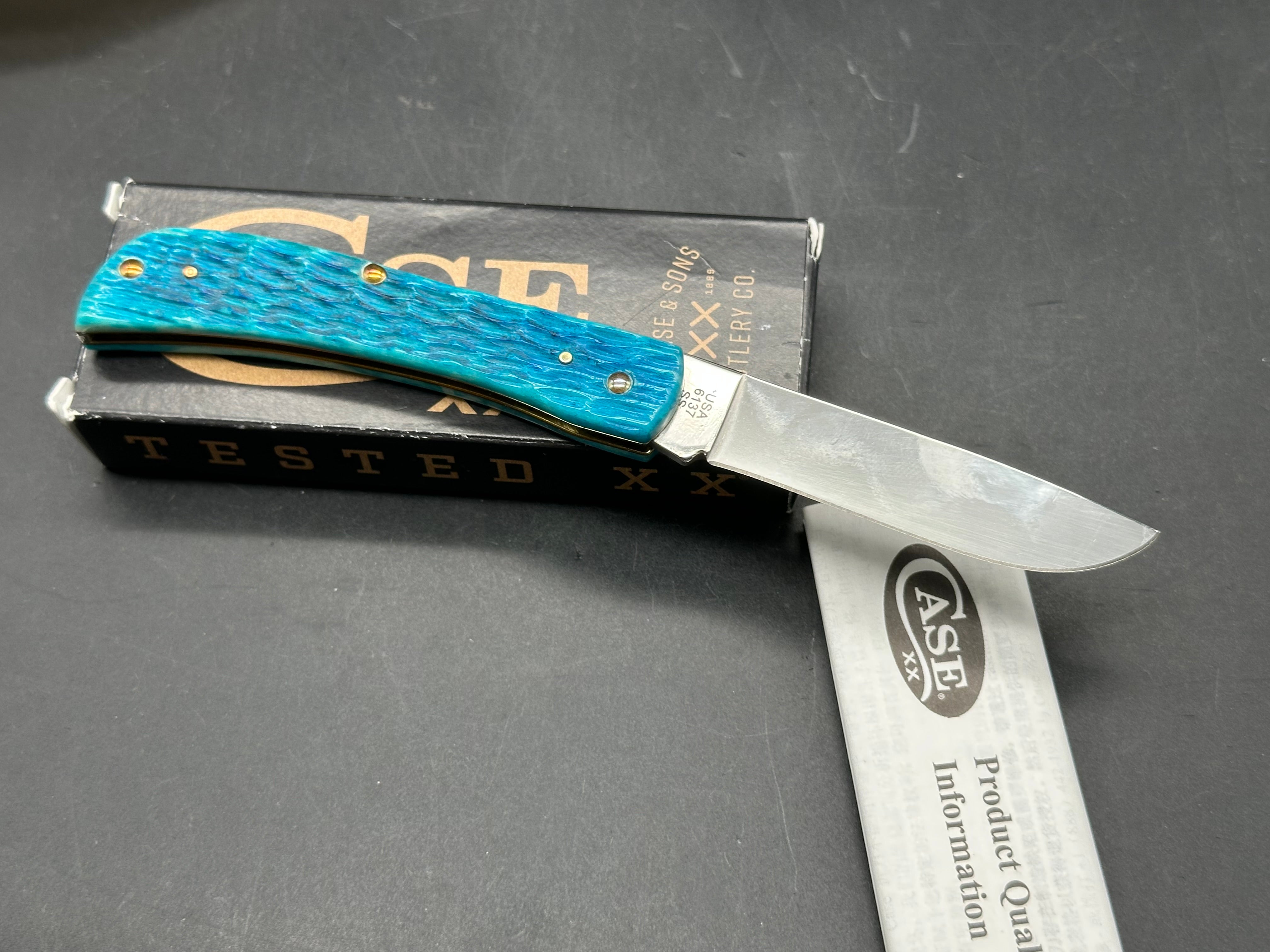 CASE SODBUSTER JR SKY BLUE BONE