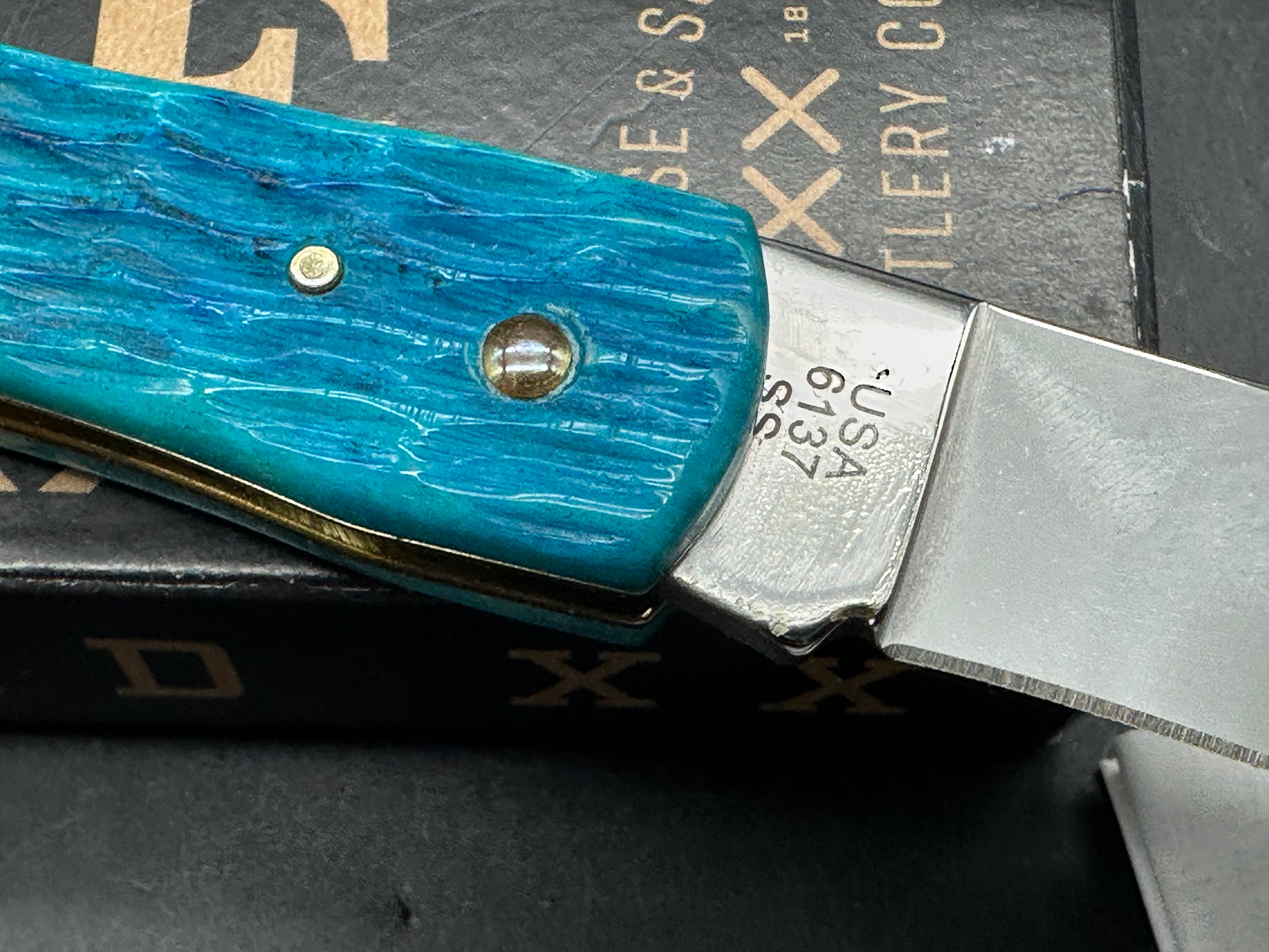CASE SODBUSTER JR SKY BLUE BONE