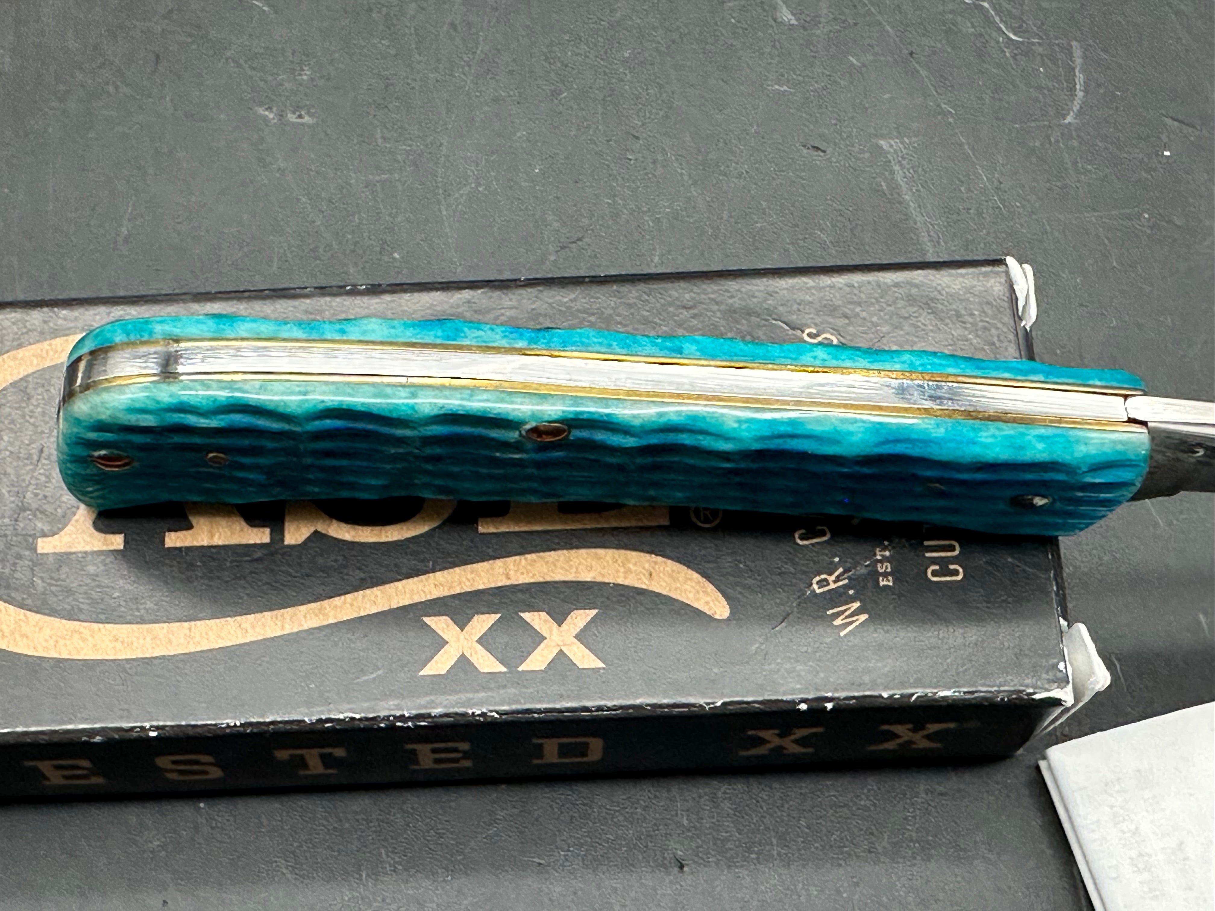 CASE SODBUSTER JR SKY BLUE BONE