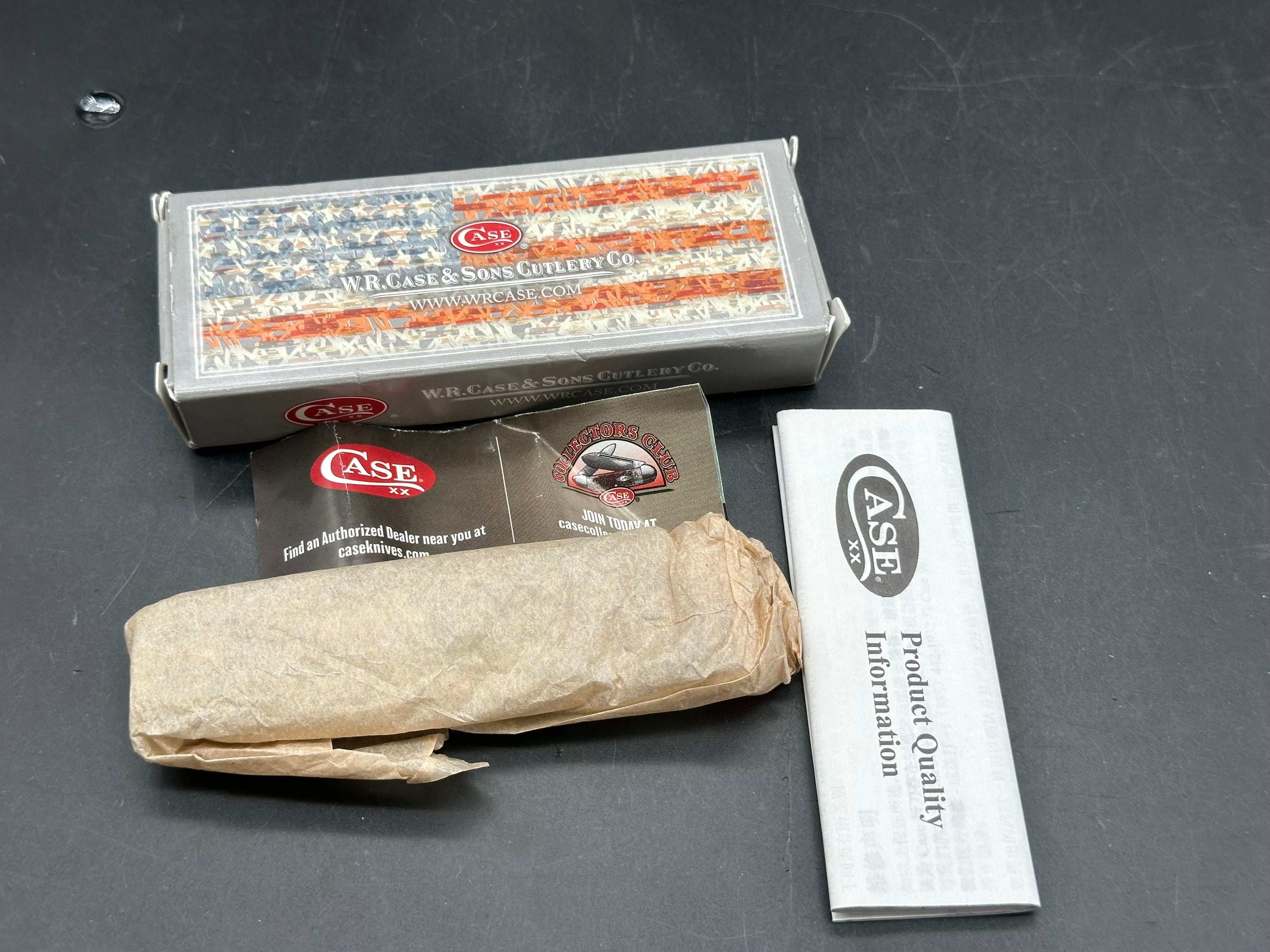 Case Sodbuster Jr Caribbean Blue bone saw cut jig