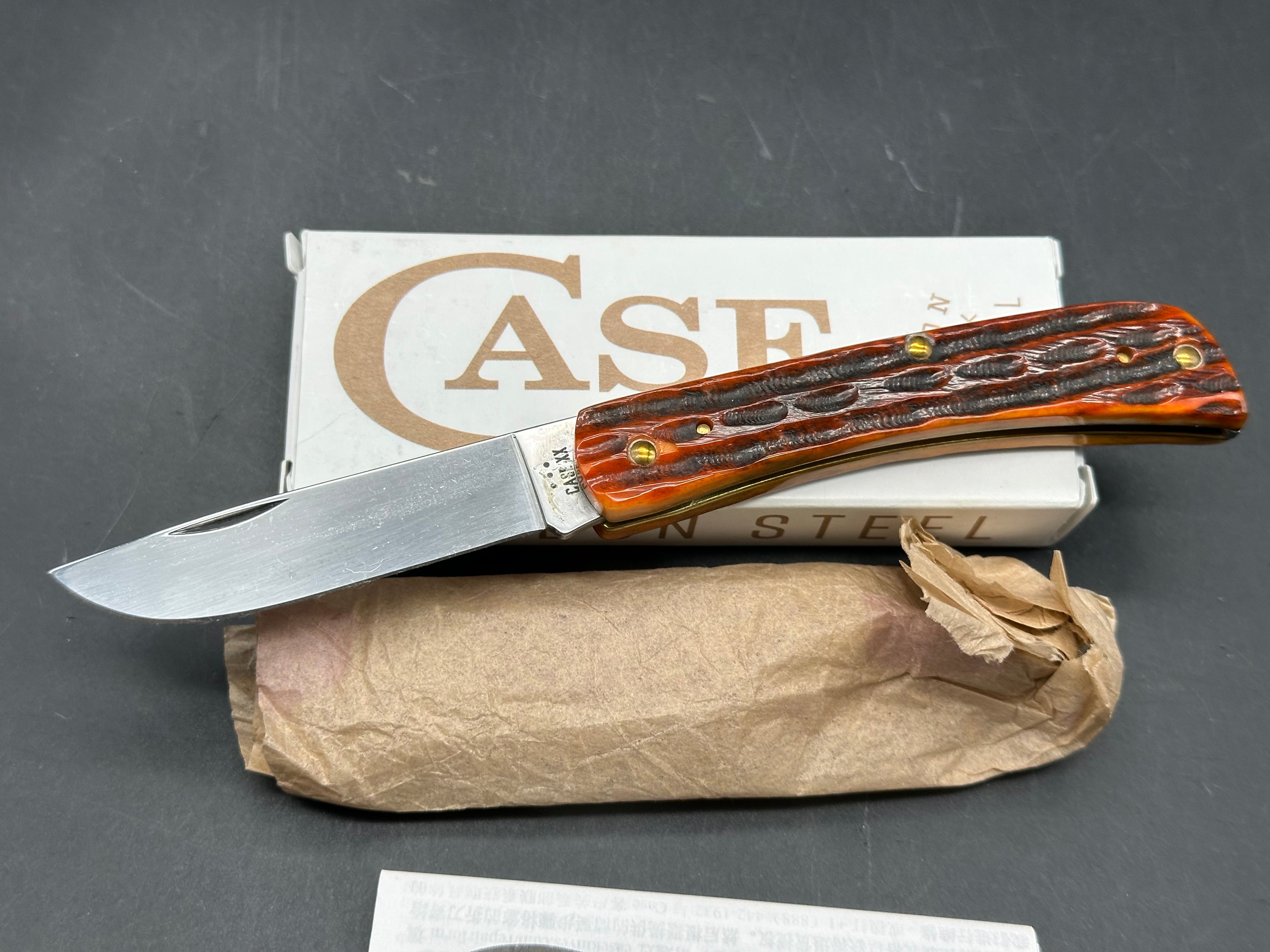 Case Sodbuster Jr autumn bone deep canyon carbon steel