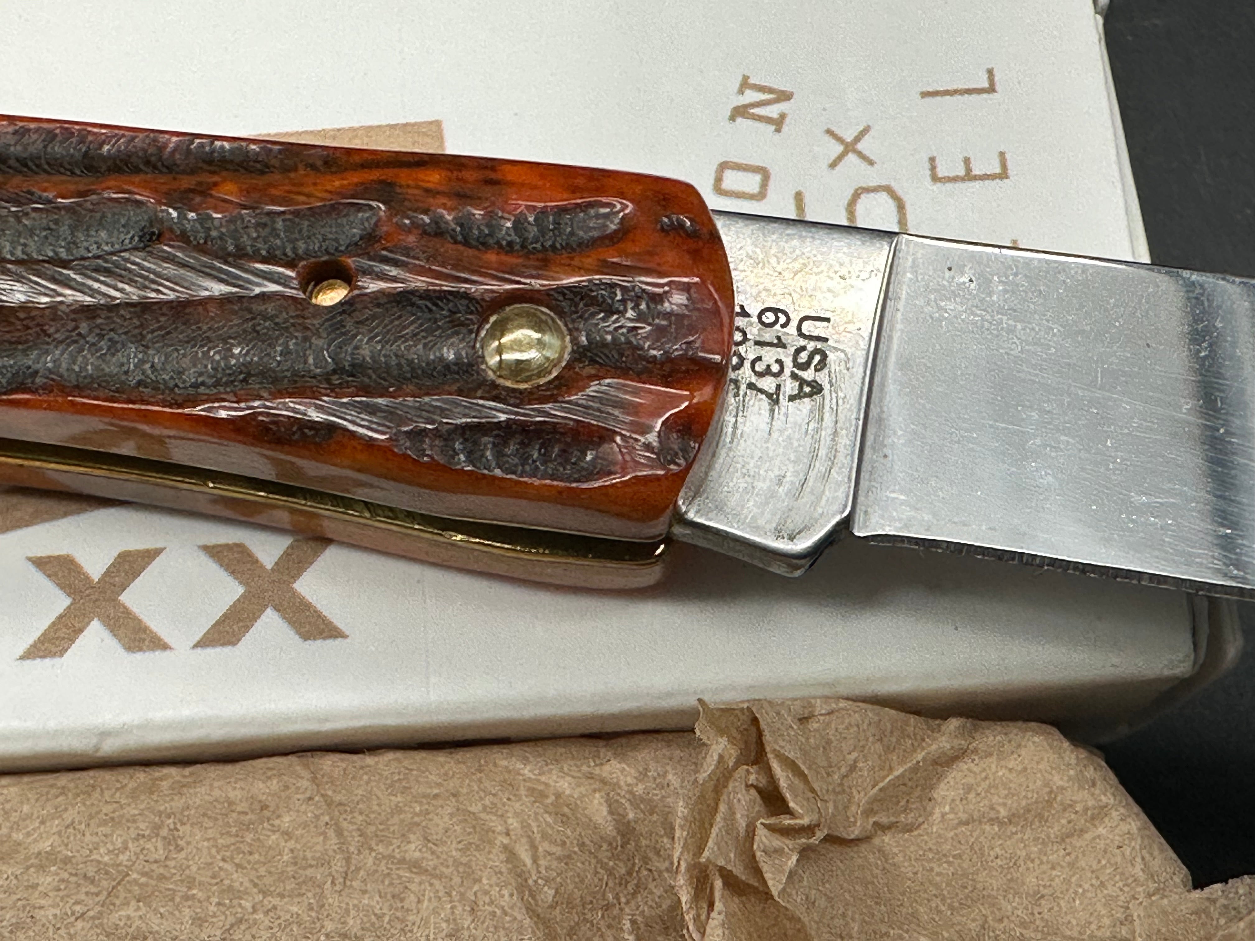 Case Sodbuster Jr autumn bone deep canyon carbon steel