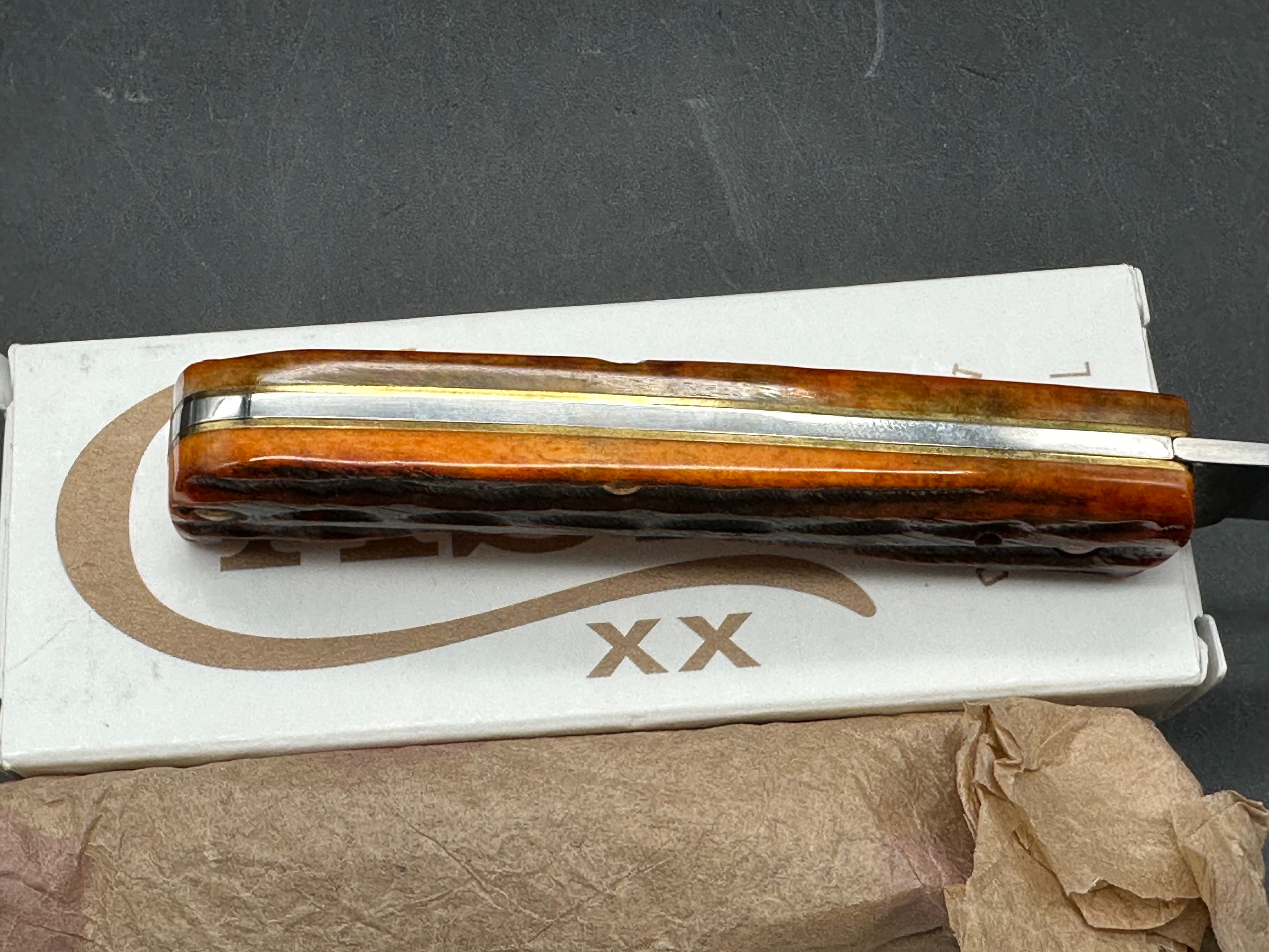 Case Sodbuster Jr autumn bone deep canyon carbon steel