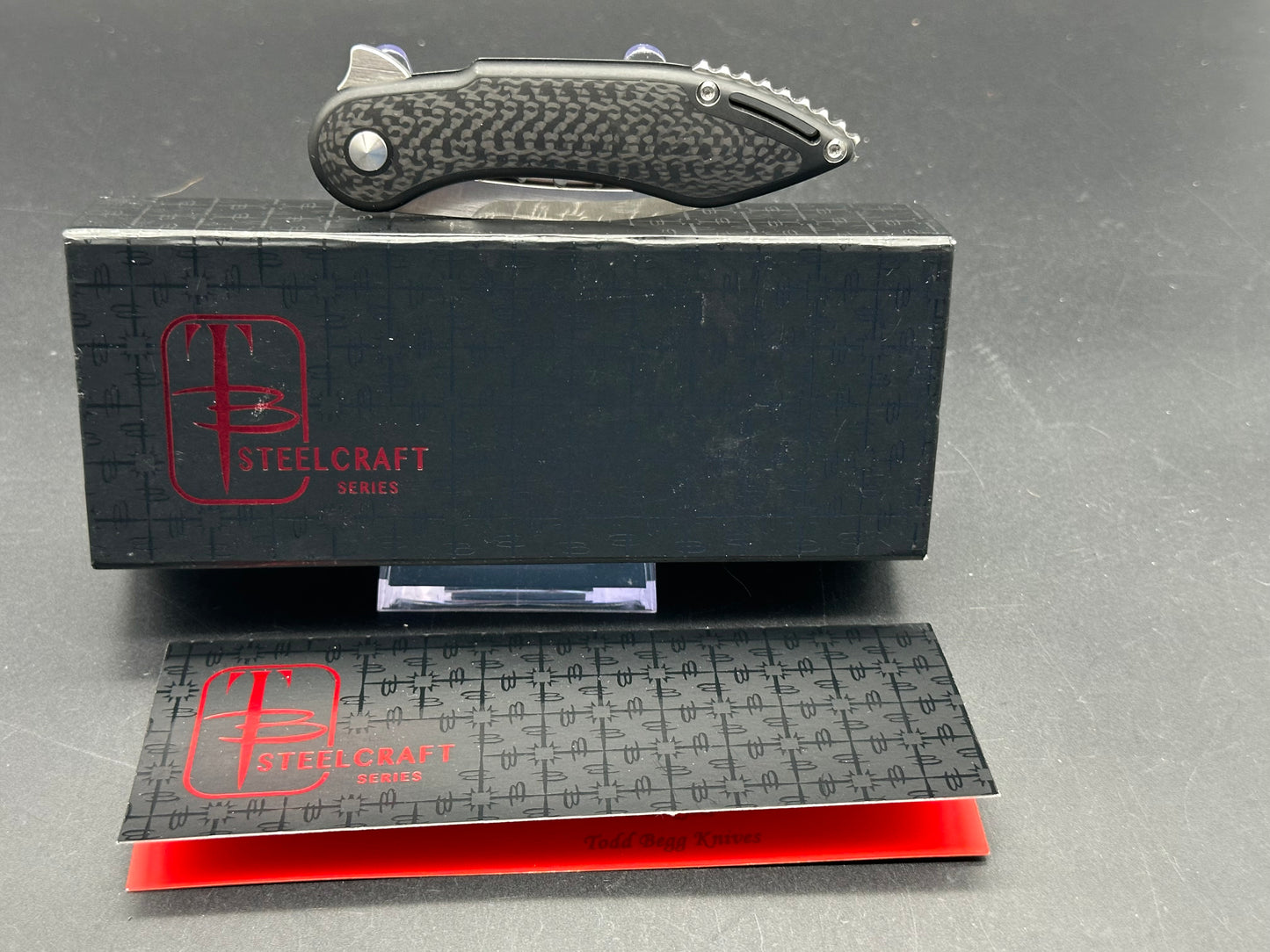 Steelcraft Mini Glimpse - Carbon Fiber Inlay, Nested frame lock