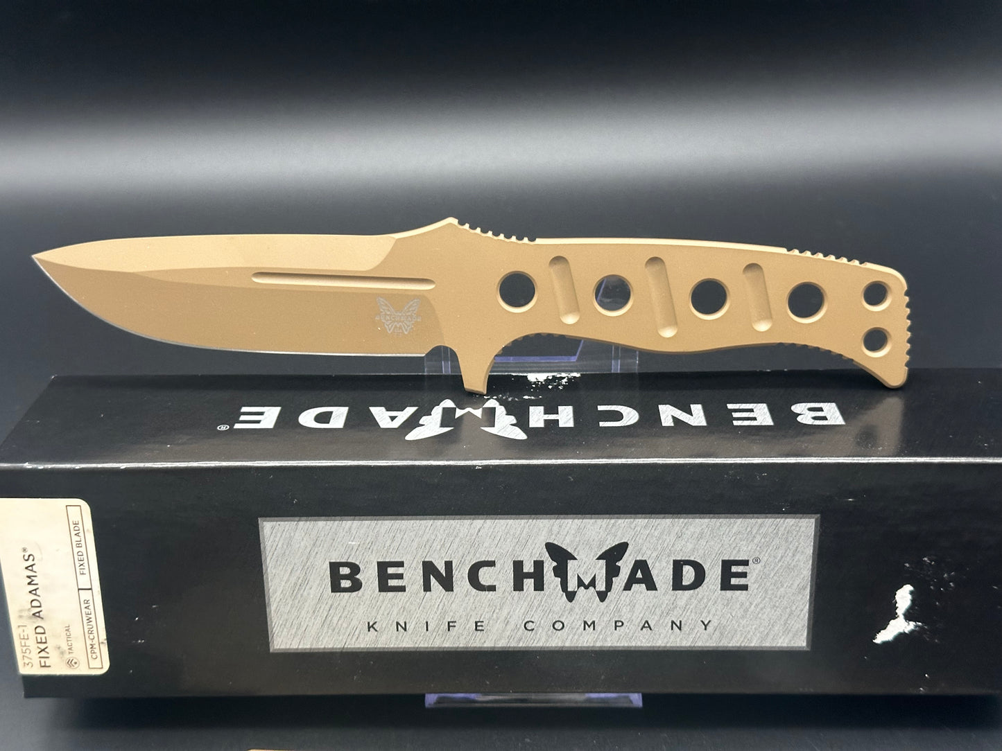 Benchmade Fixed Adamas Fixed Blade Knife Olive Paracord (4.2" FE) 375FE-1