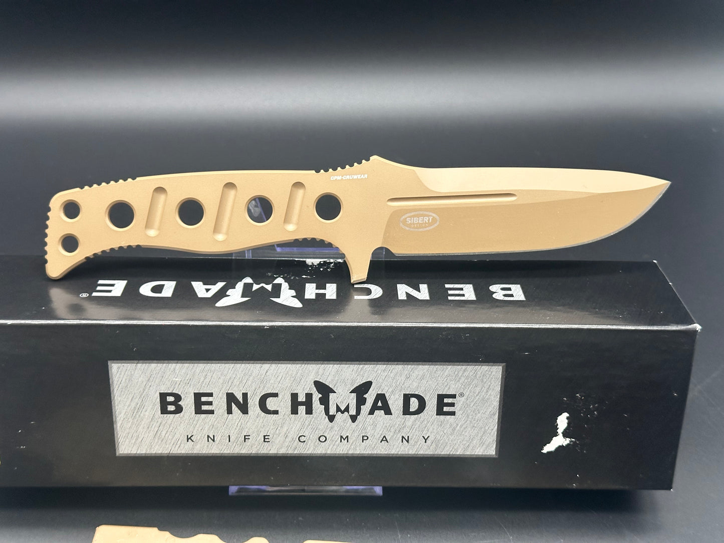 Benchmade Fixed Adamas Fixed Blade Knife Olive Paracord (4.2" FE) 375FE-1