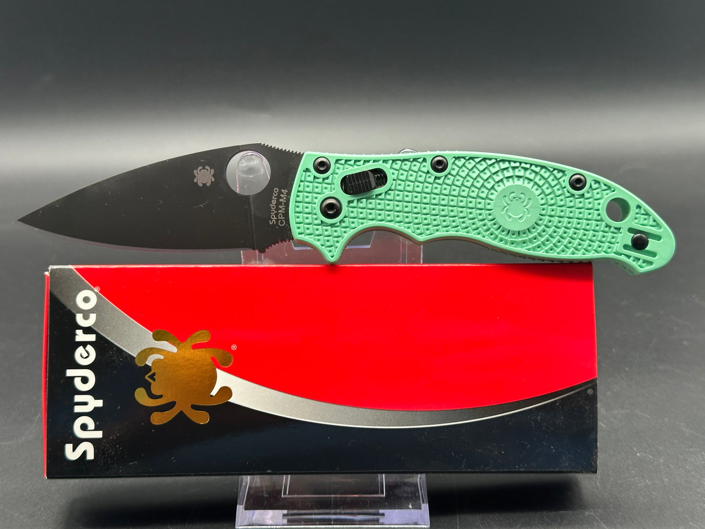 Spyderco Manix two blade HQ exclusive green with M4 steel