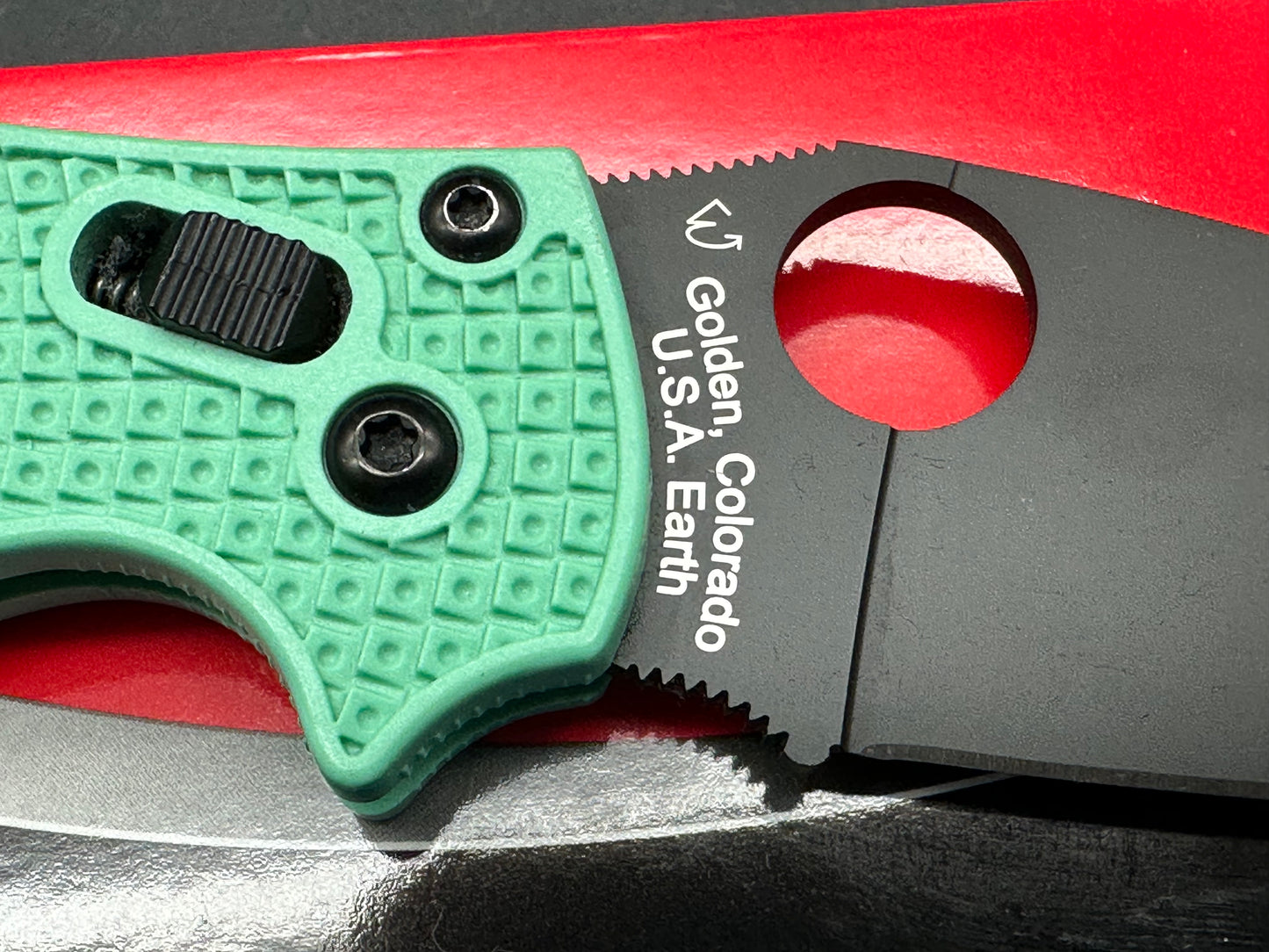 Spyderco Manix two blade HQ exclusive green with M4 steel