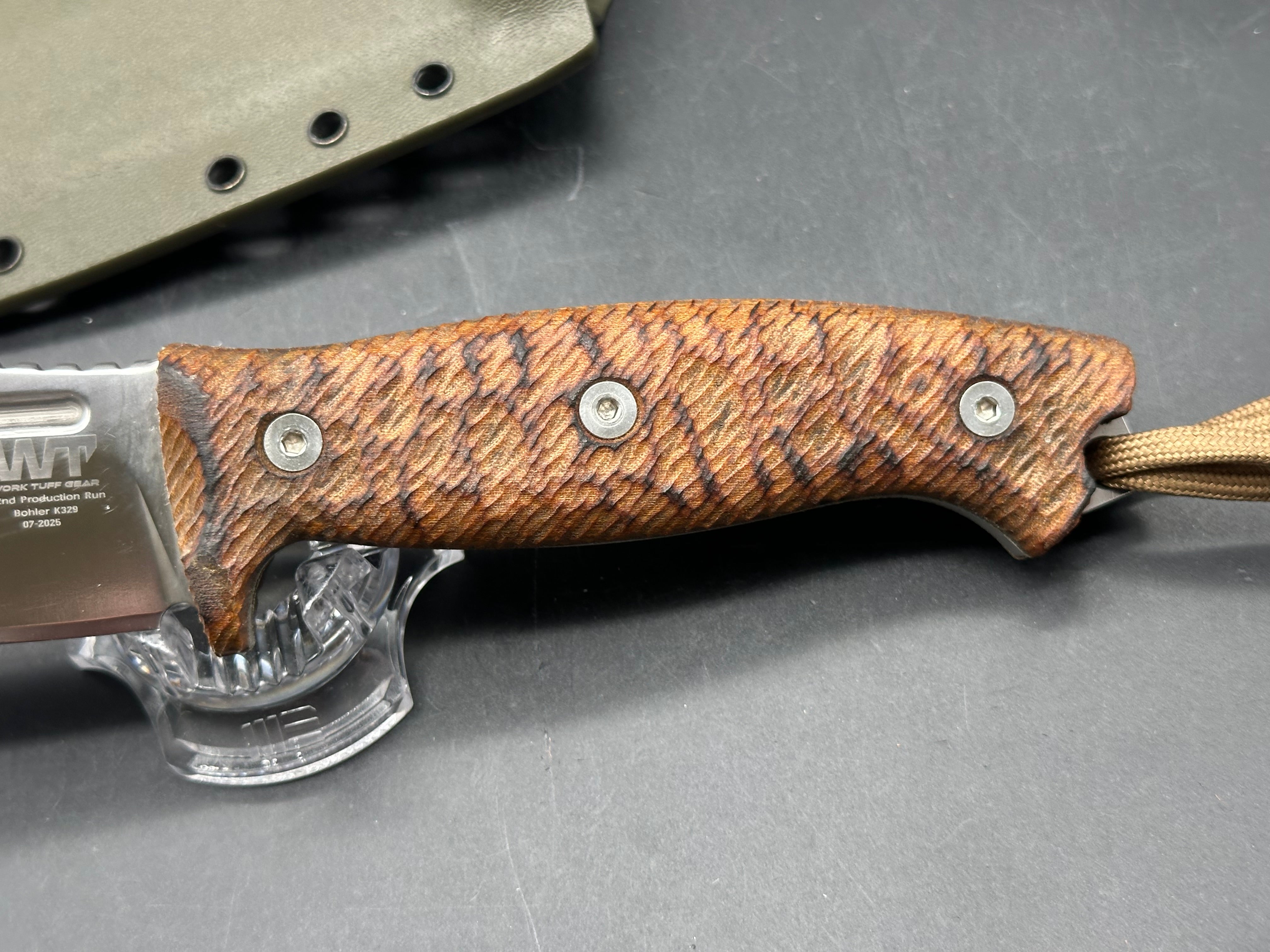 Work Tough Knives Asset Bohler K329 fixed blade knife