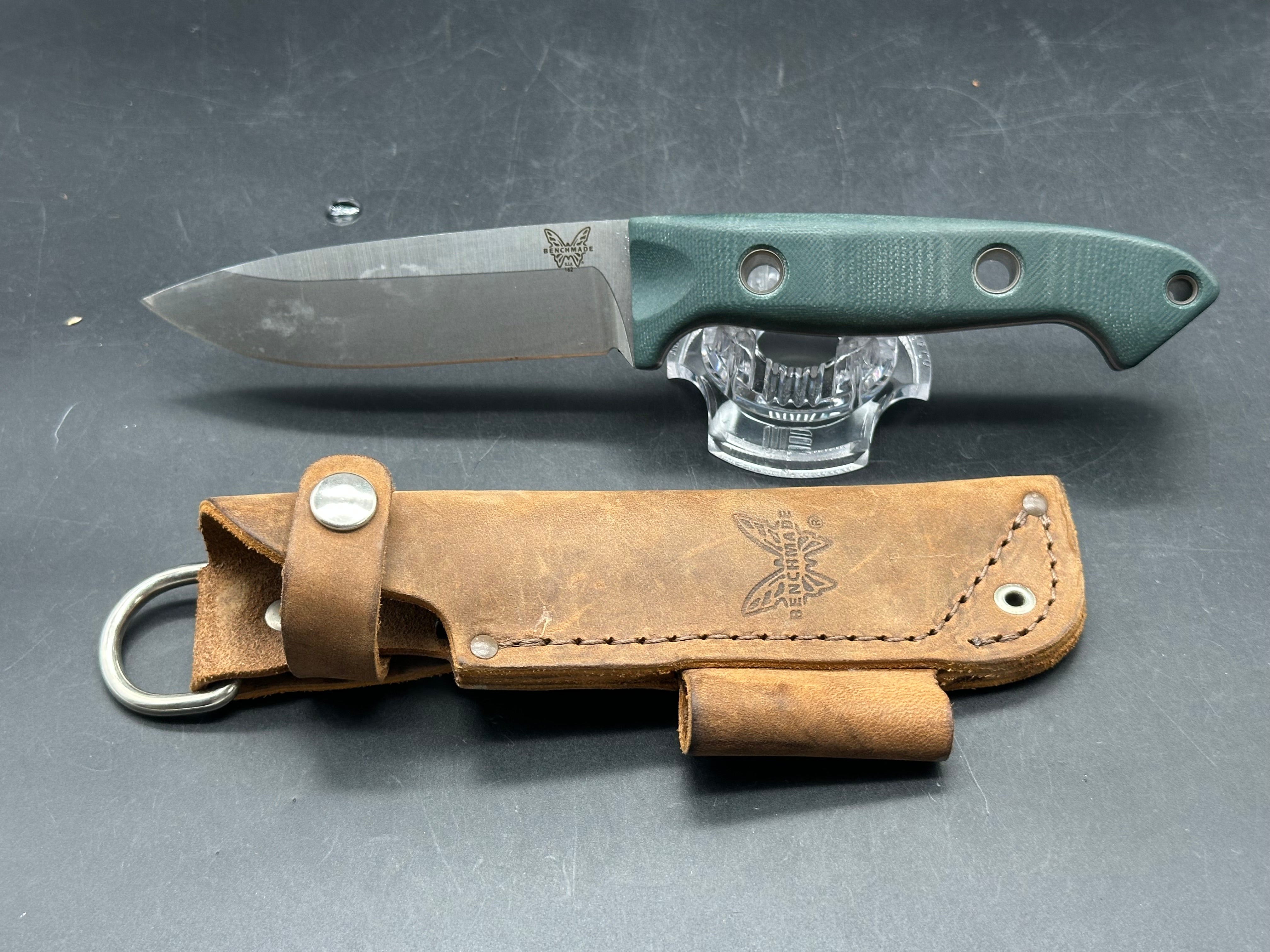 Benchmade 162 bushcrafter Seibert fixed blade knife
