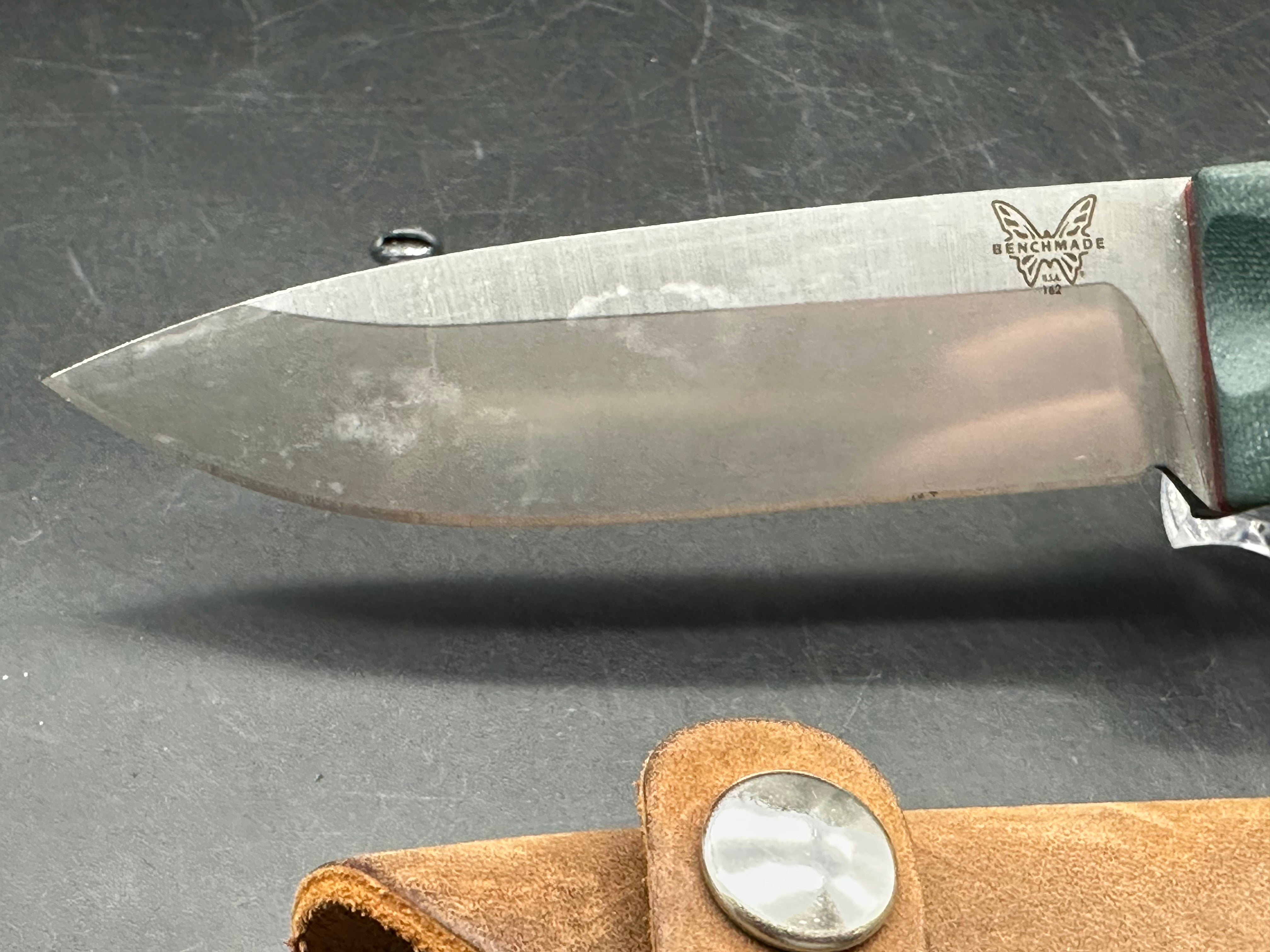 Benchmade 162 bushcrafter Seibert fixed blade knife