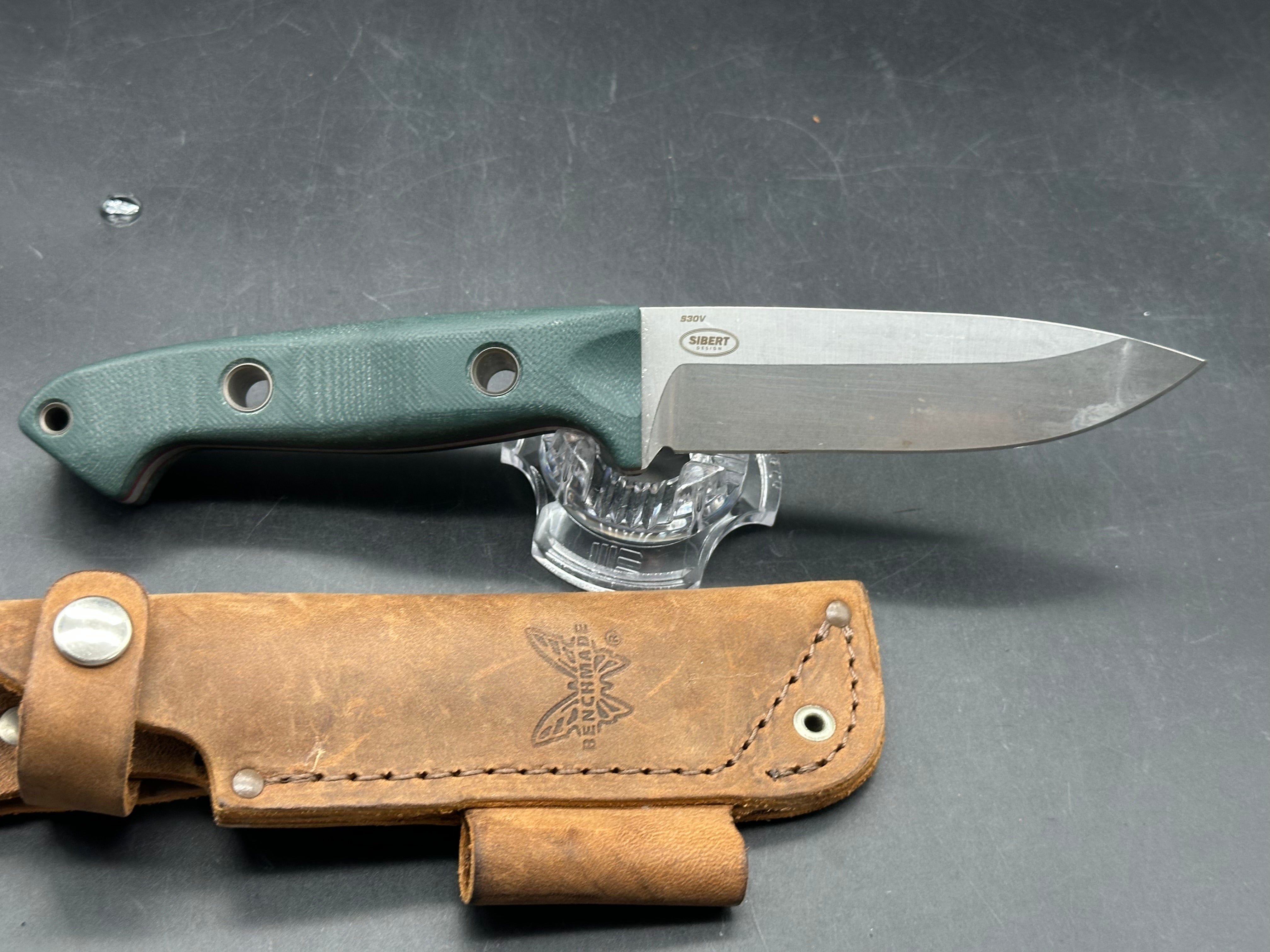 Benchmade 162 bushcrafter Seibert fixed blade knife