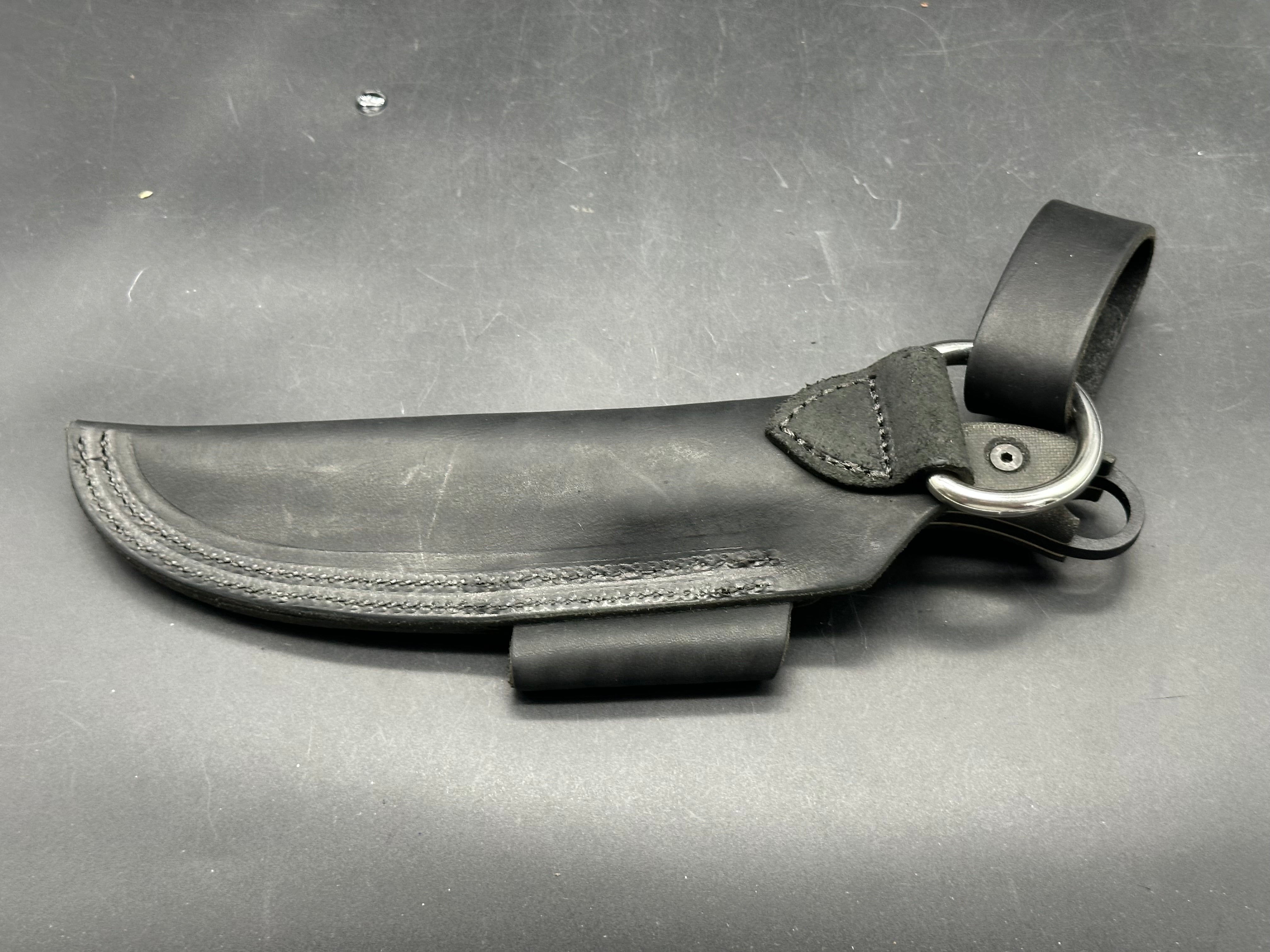 TOPS Knives Hunter of Gunmen HOG fixed blade Knife Micarta (4.5" Black)