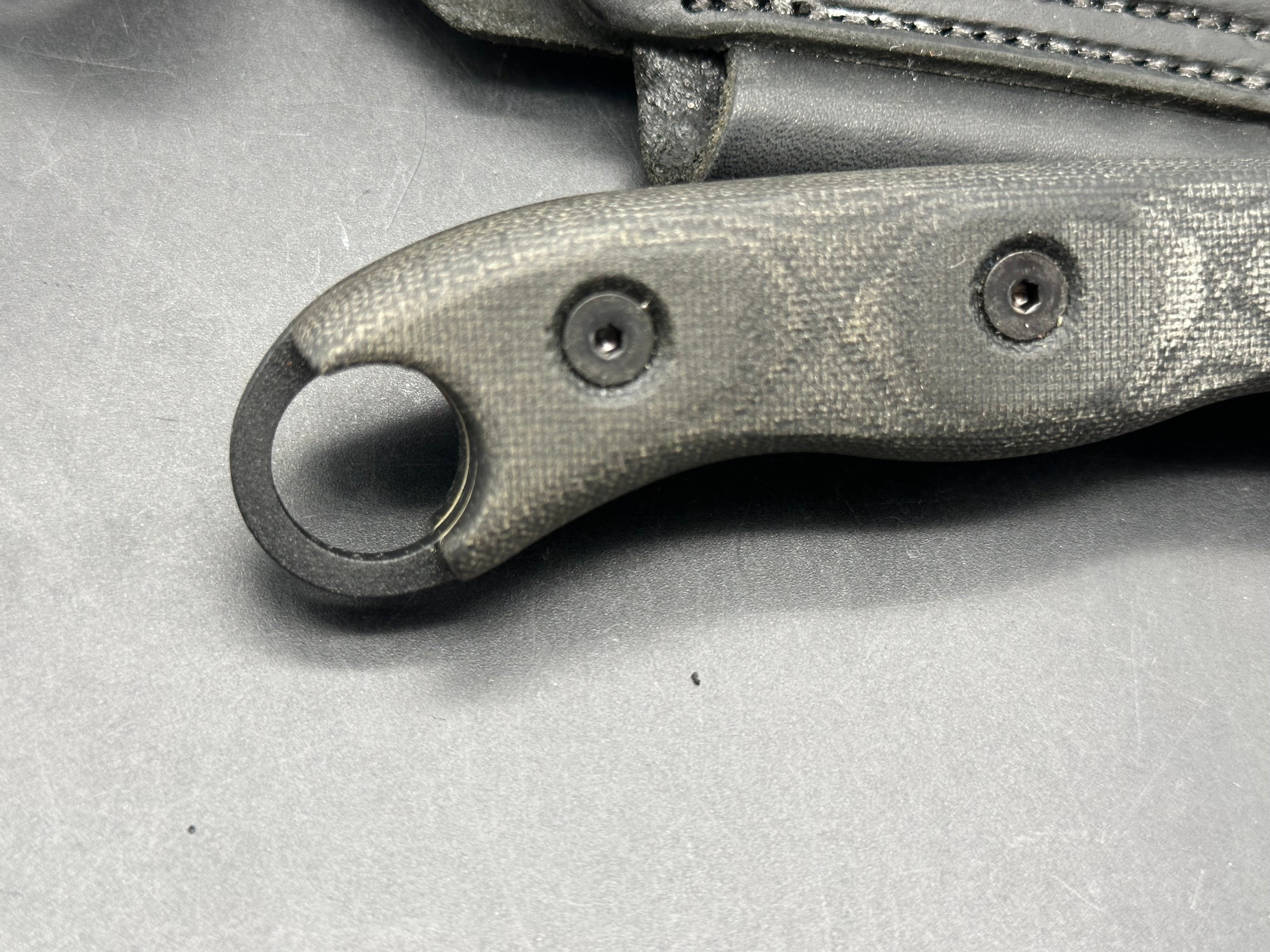 TOPS Knives Hunter of Gunmen HOG fixed blade Knife Micarta (4.5" Black)