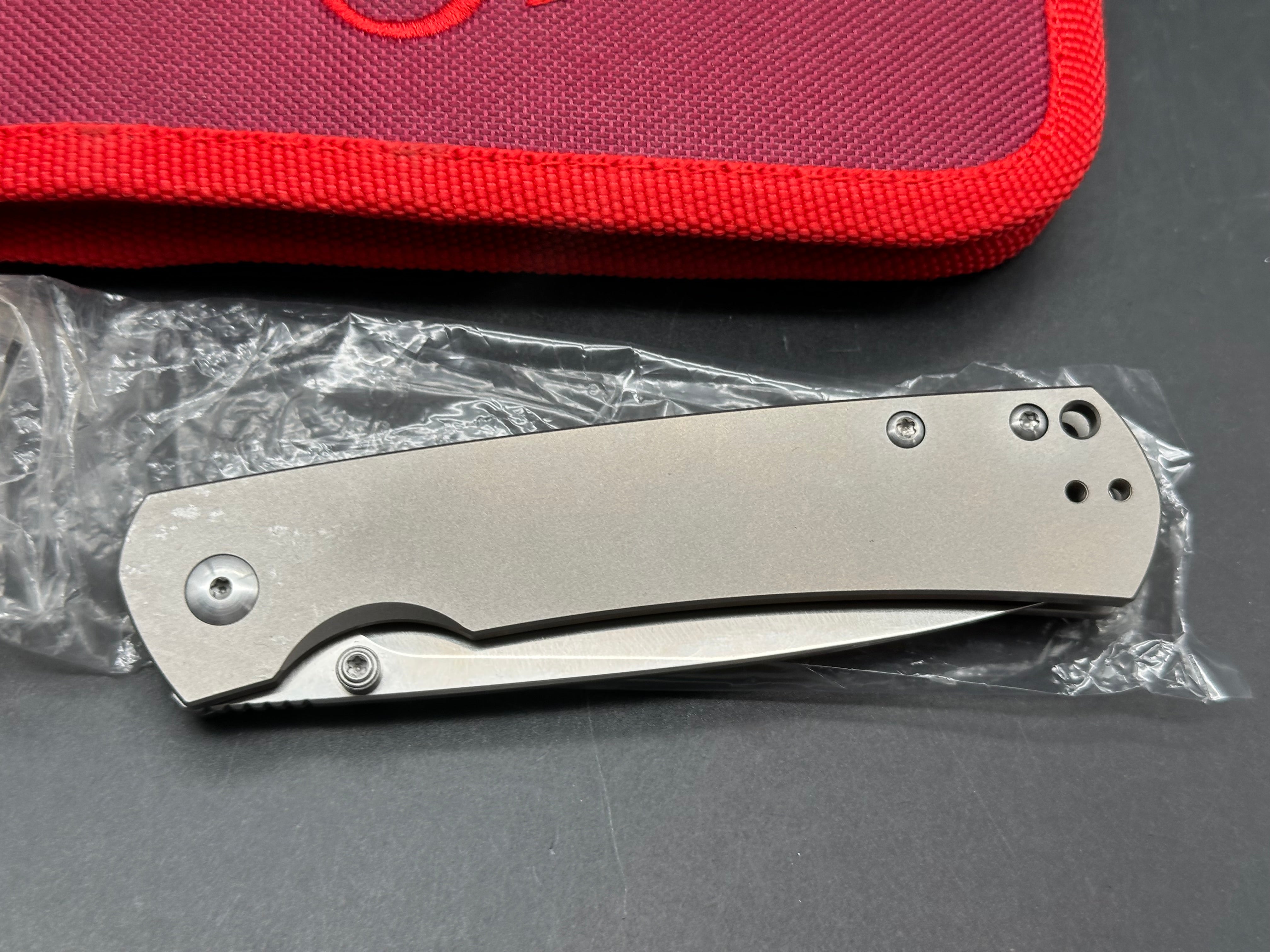 MBK Monterrey Bay knives Old Guard titanium folding knife&nbsp;